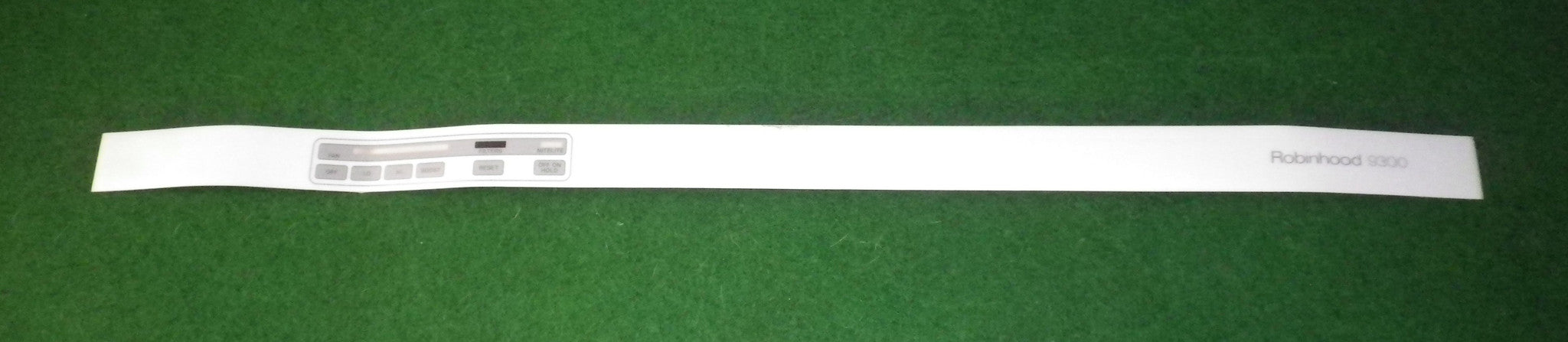 Robinhood 9300 800mm White Front Panel Decal - Part # 6233