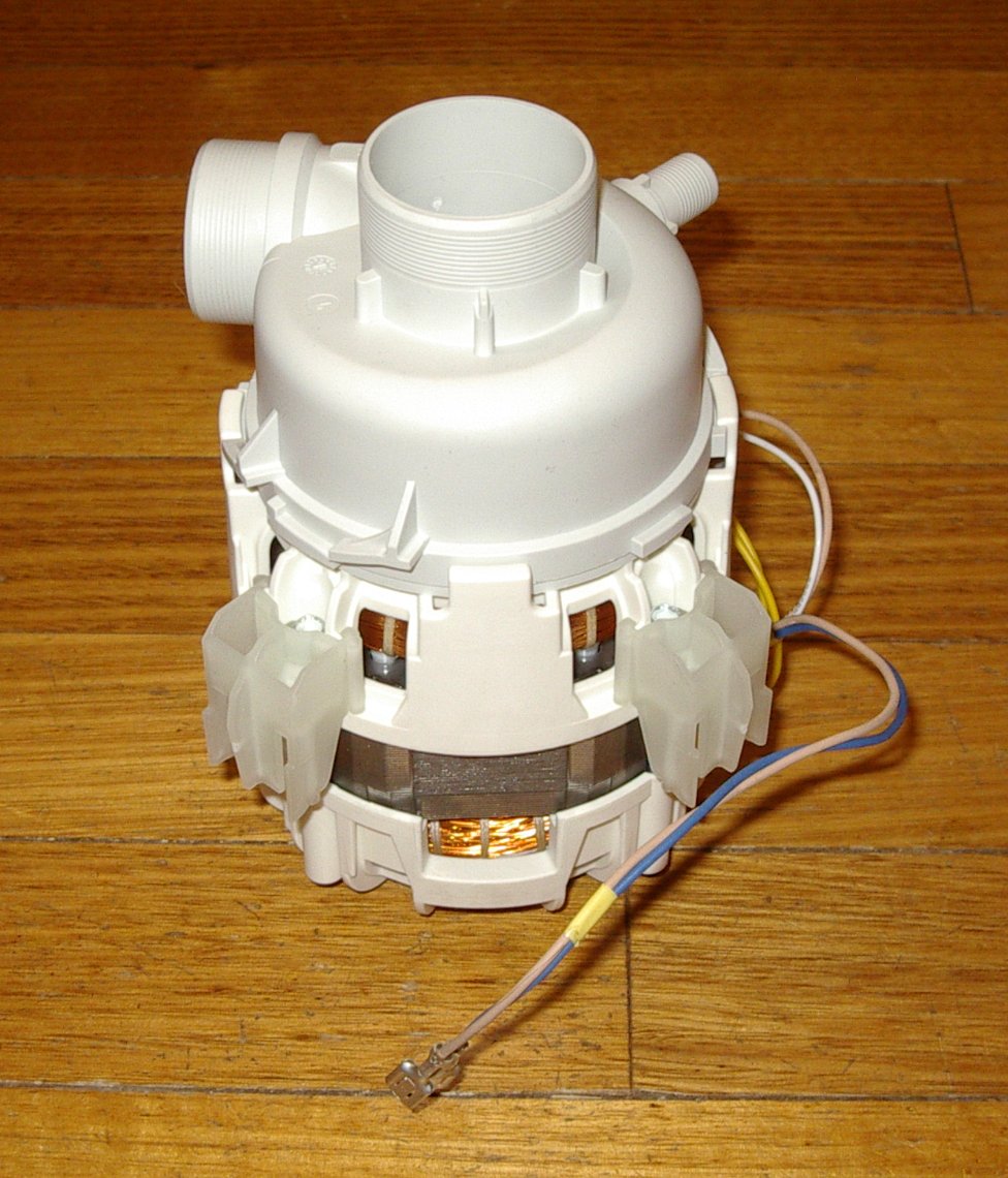 Dishlex DX303 & Westinghouse SB916SK Dishwasher Wash Pump Motor Assembly - Part #1113196008
