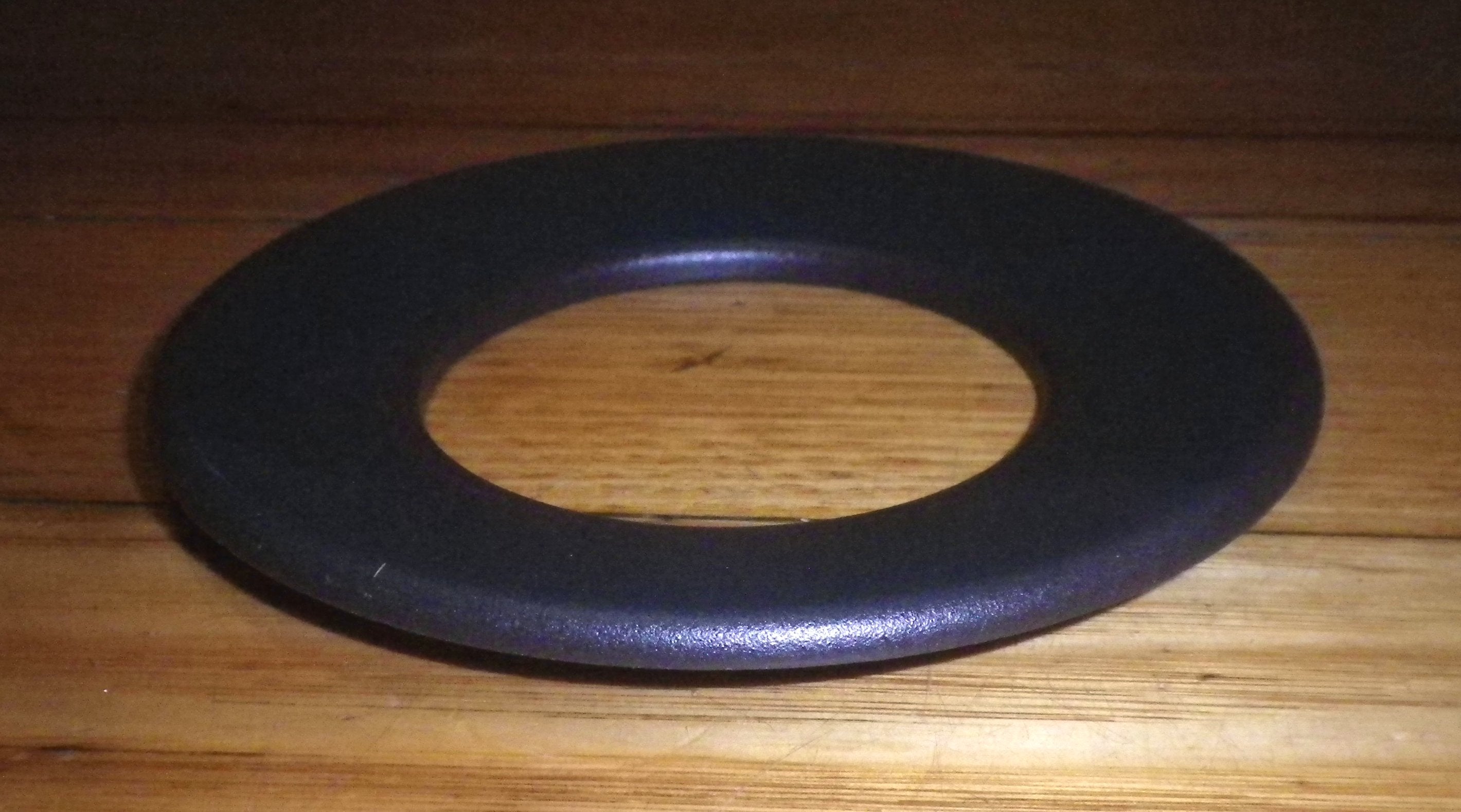 AEG and Electrolux Compatible Large Matt Black Outer Wok Burner Cap for Gas Stoves - 7KW, 132mm Diameter, Part # 140142482011
