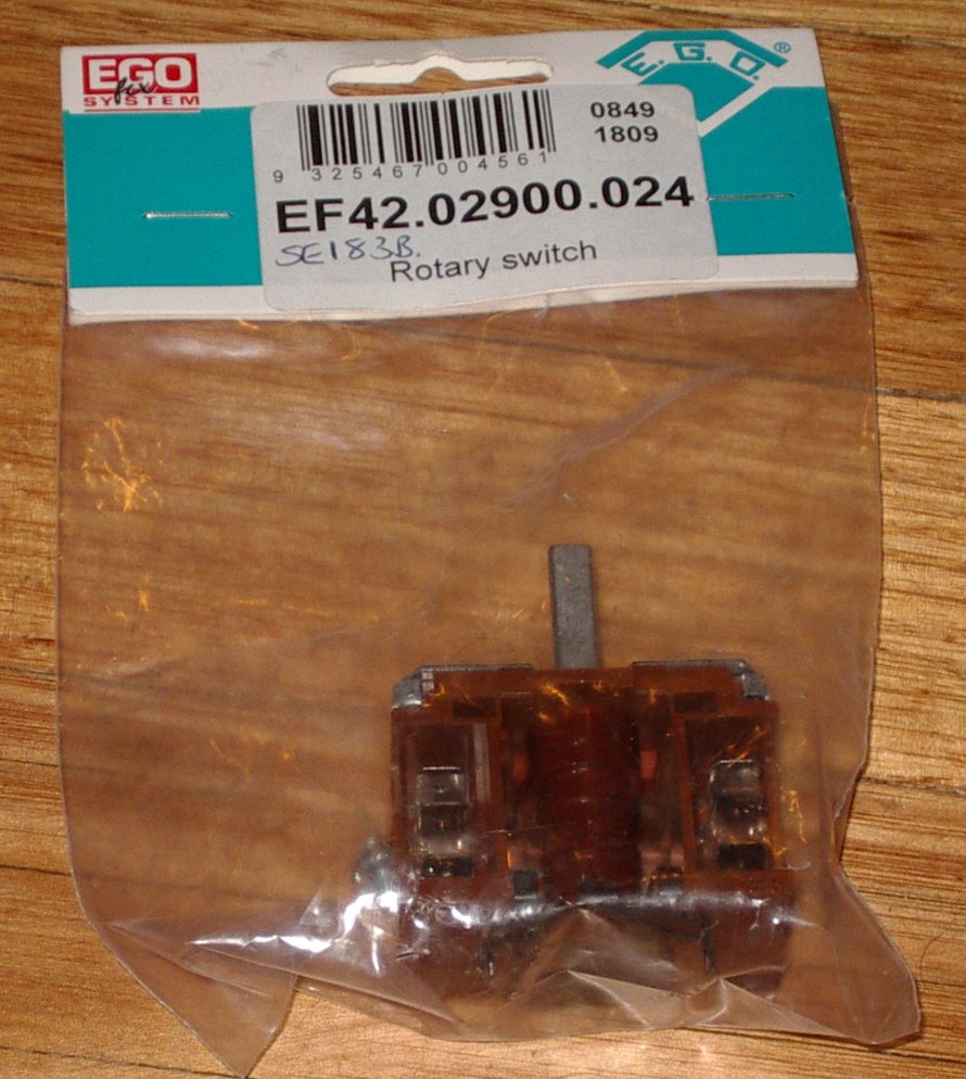 Prodigy 3-Position Oven Function Selector Switch - Part # EF42.02900.024
