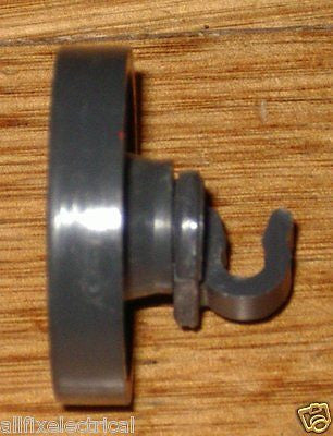 Fisher & Paykel Dark Grey Lower Basket Wheel for 913, 918, 920 Dishwashers - Part # 521296P