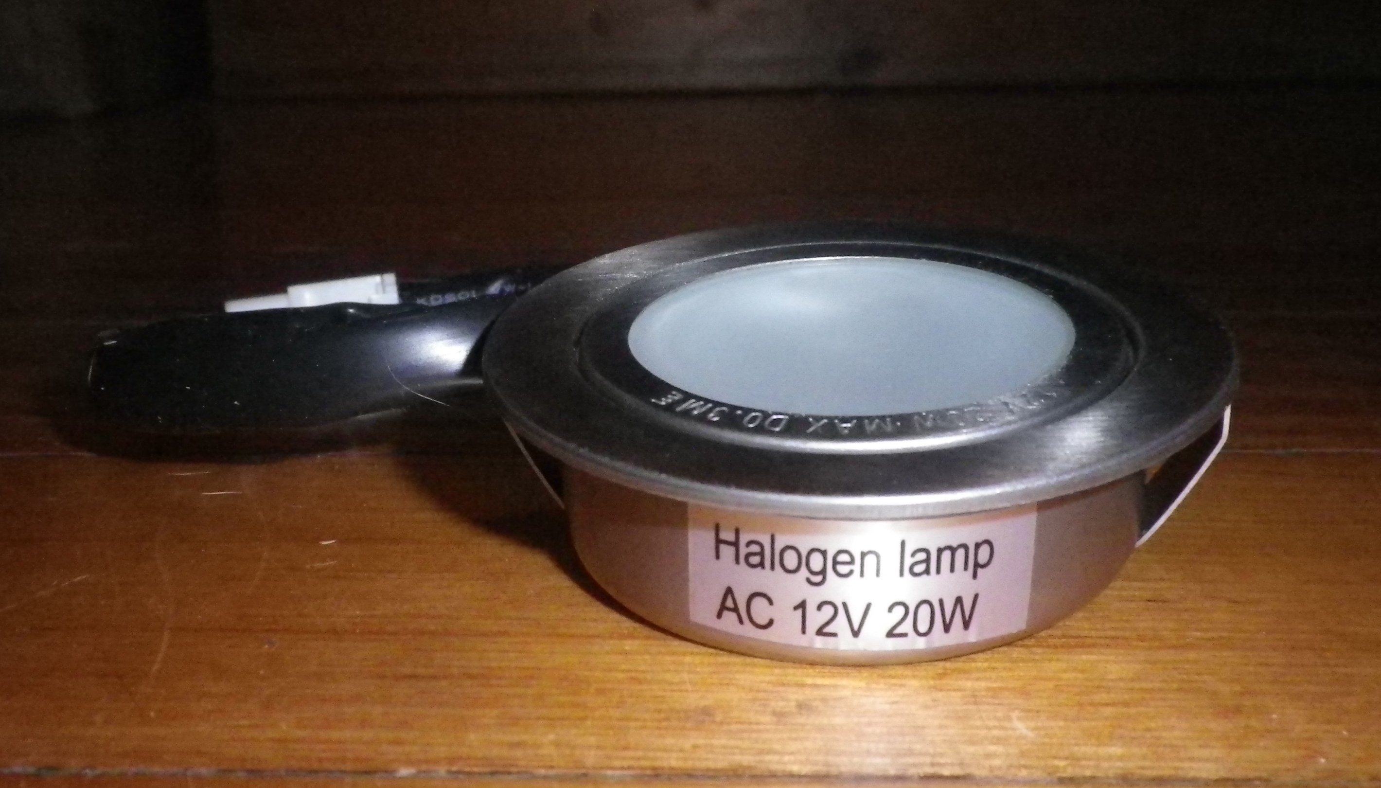 12V 20W Halogen Light Assembly for Rangehood - Part SE284