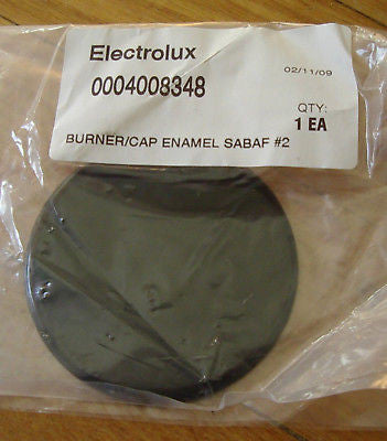 Medium Chef Gas Stove Burner Cap - Electrolux Part No. 0004008348