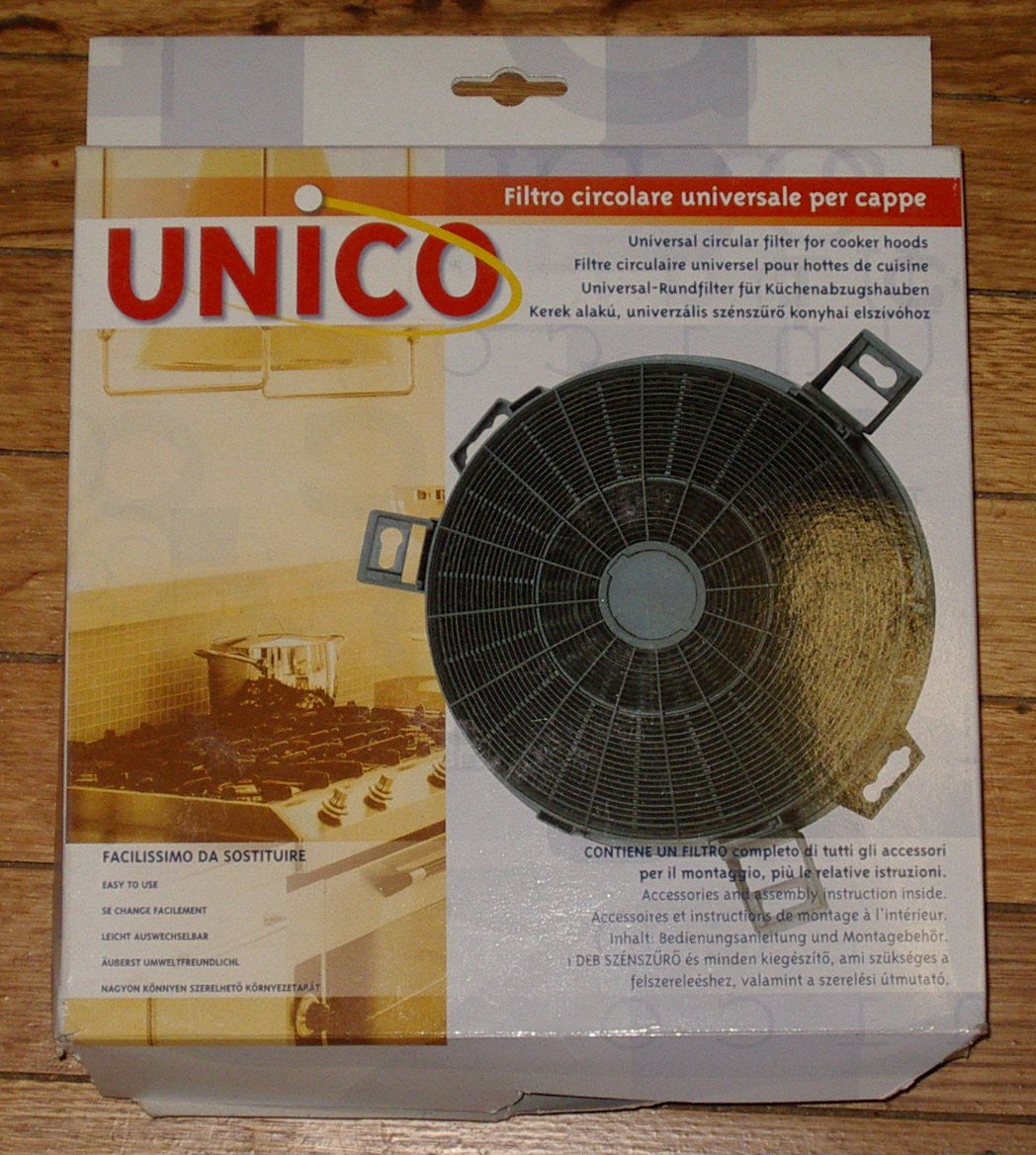 Universal Round Charcoal Odour Filter for Rangehoods - Part # FIL214, RH009