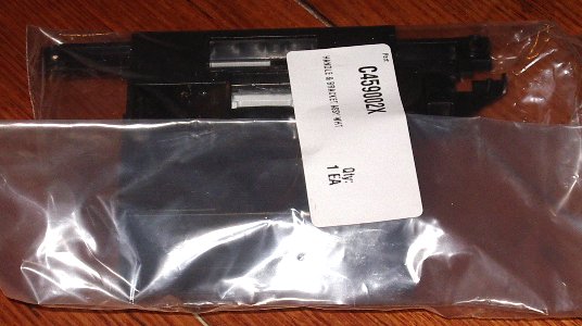 White Door Handle Replacement Part # 4055918413 for Dishlex Global DX300, 450, 500 Dishwashers