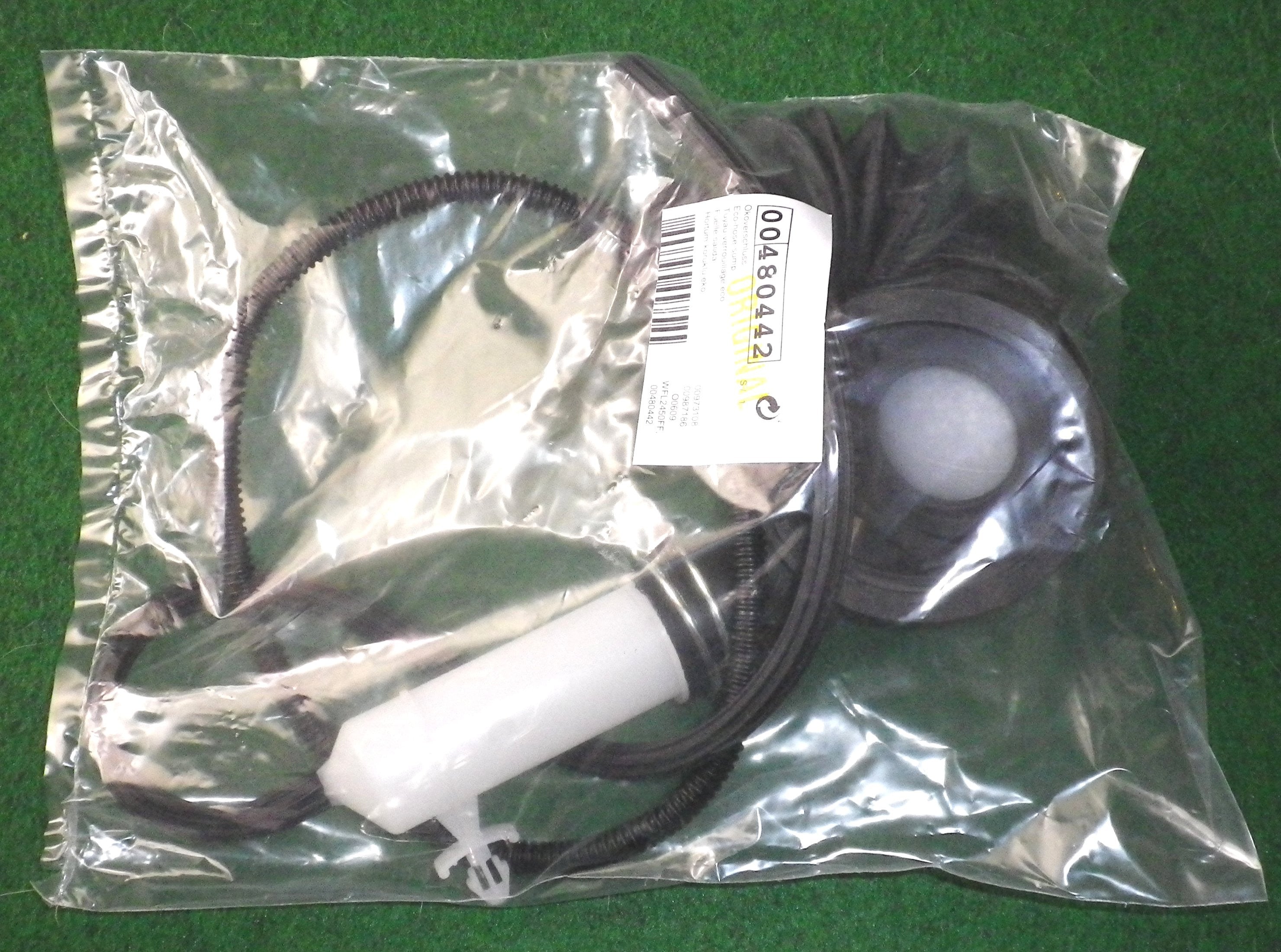 Bosch Complete Drain Sump Bellows Hose Assembly - Part # 480442 for Select Models