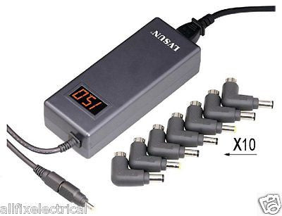 Universal 15 - 24 Volt, 8 Ampere Switch - mode Laptop and Digital Devices AC Power Adaptor - Part # LS - PAB120AA