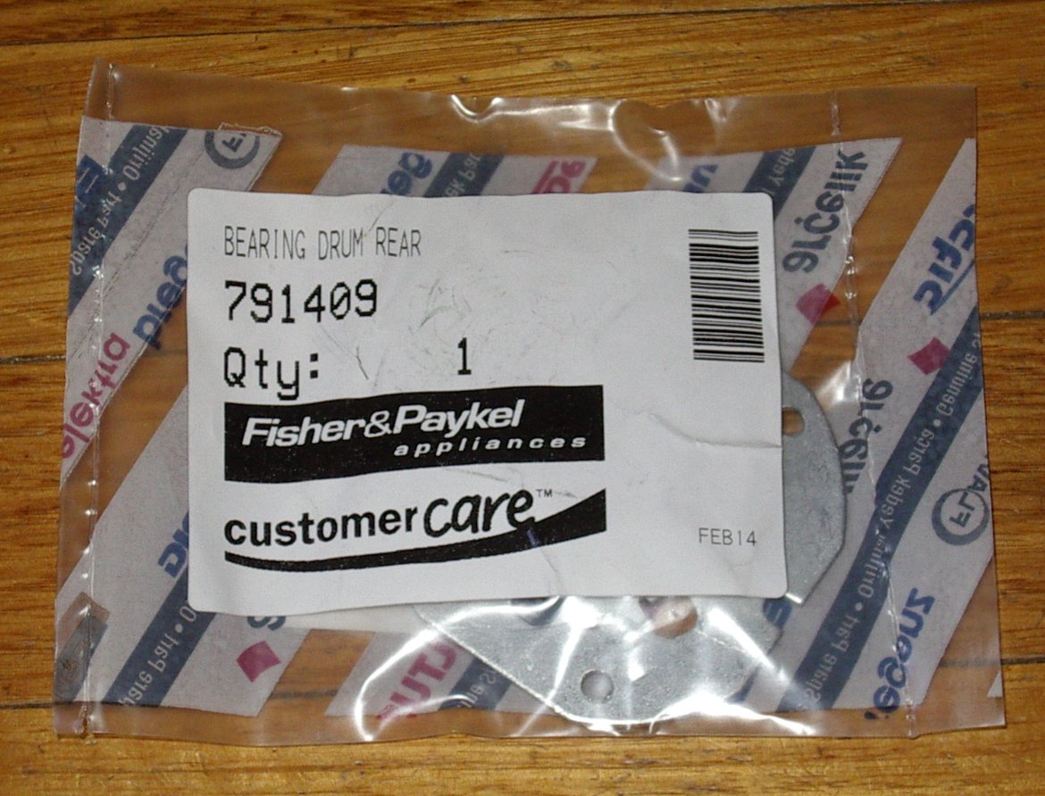 Fisher & Paykel DE60 Series Rear Drum Bush & Housing Assembly - Part # FP791409