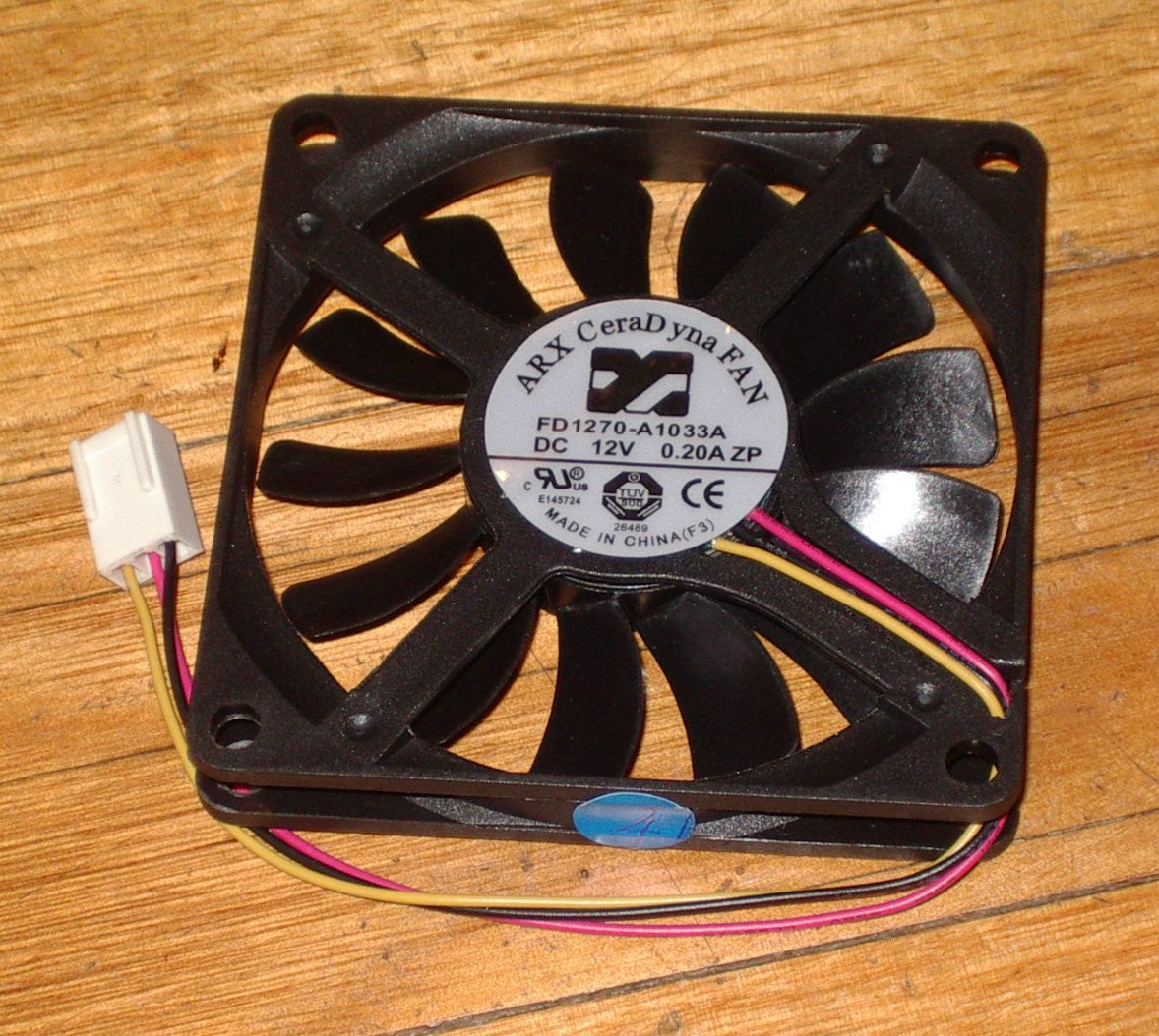 12V 70mm x 10mm High - Reliability Computer Case & Power Supply Cooling Fan - FAN7010C12H