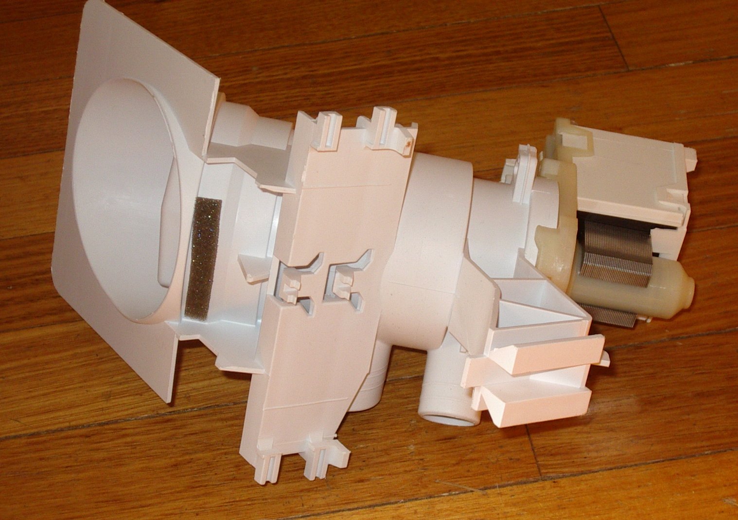 Whirlpool Front Loading Washing Machine Genuine Electric Drain Pump Motor - Replacement Part # 481231028145