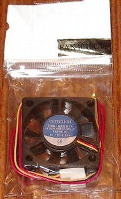 High-Speed 40mm Cooling Fan for Computer Equipment and Power Supply - Part # FAN4010C12H-II
