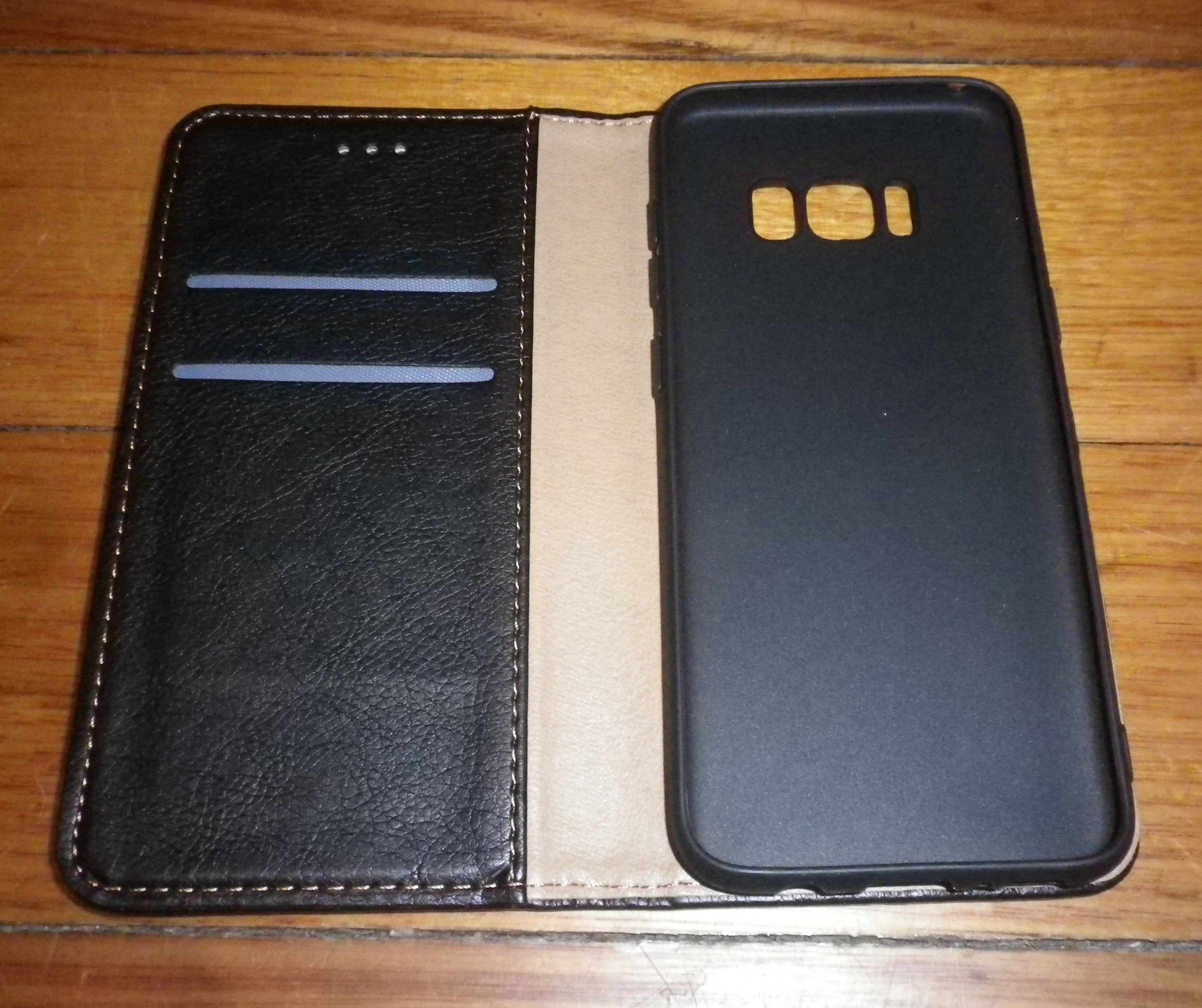 High - Quality Soft Leather Flip - Open Wallet Case for Samsung Galaxy S8 - Model # ALC6920 - 122