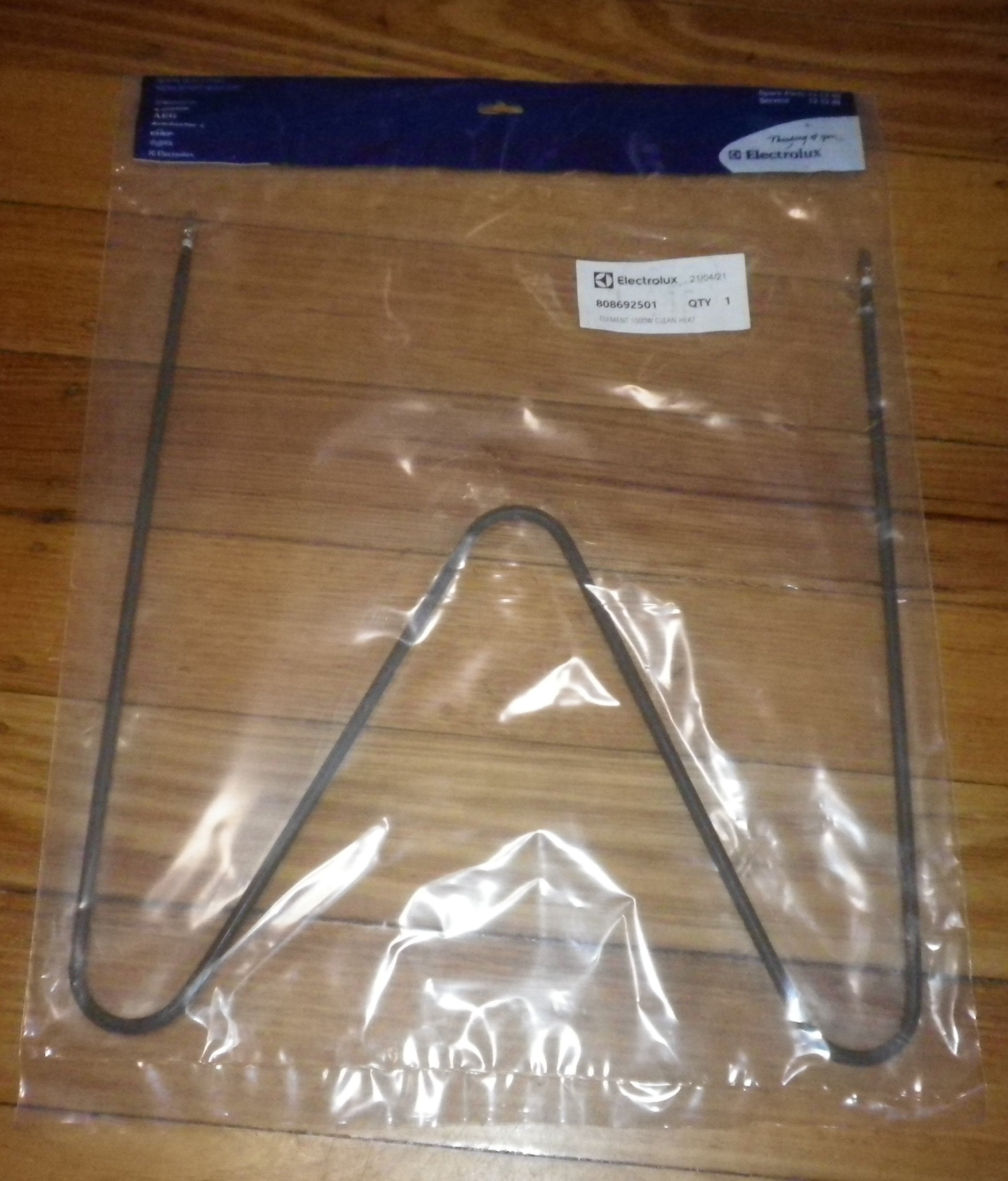 Westinghouse 1000W Cleanheat Bottom Oven Element - Part 808692501 for Chef Stoves