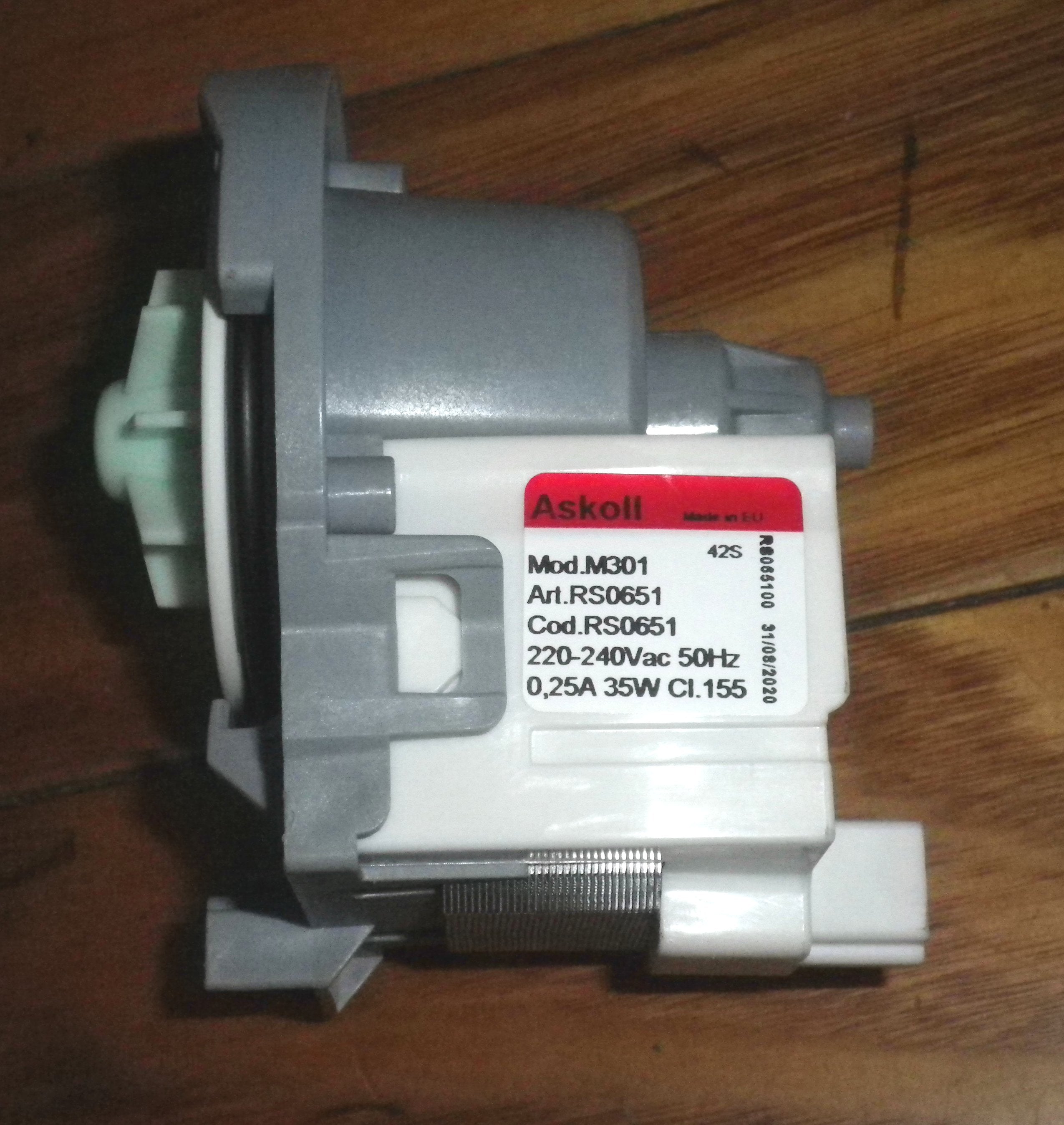 High - Performance Whirlpool and Fisher & Paykel Dishwasher Twist - On Magnetic Drain Pump Motor, Part # WP112
