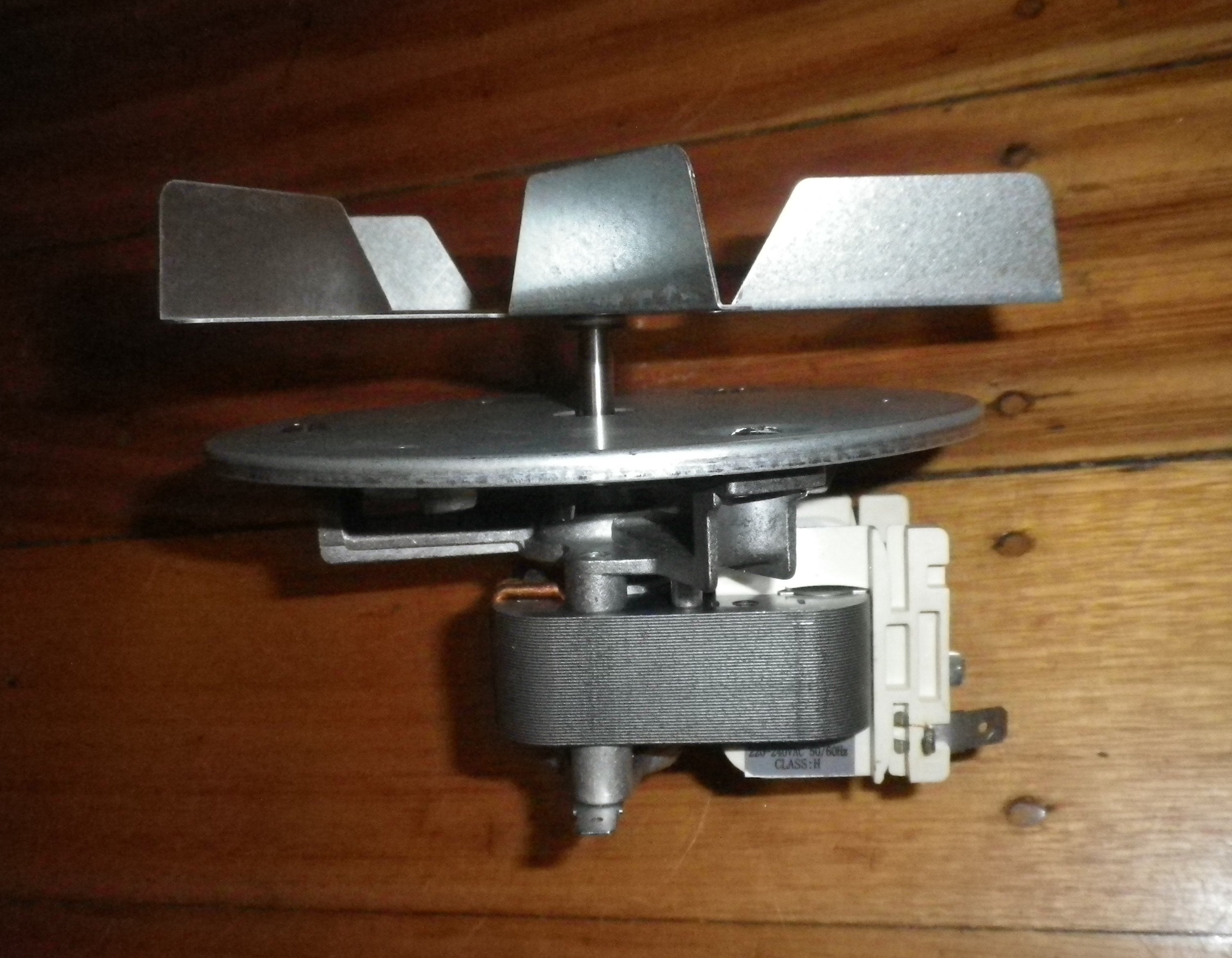 Universal Fan-Forced Oven Fan Motor Assembly with Blade and Shaft Spacer - Compatible Part # 9683 for Multiple Stove Brands