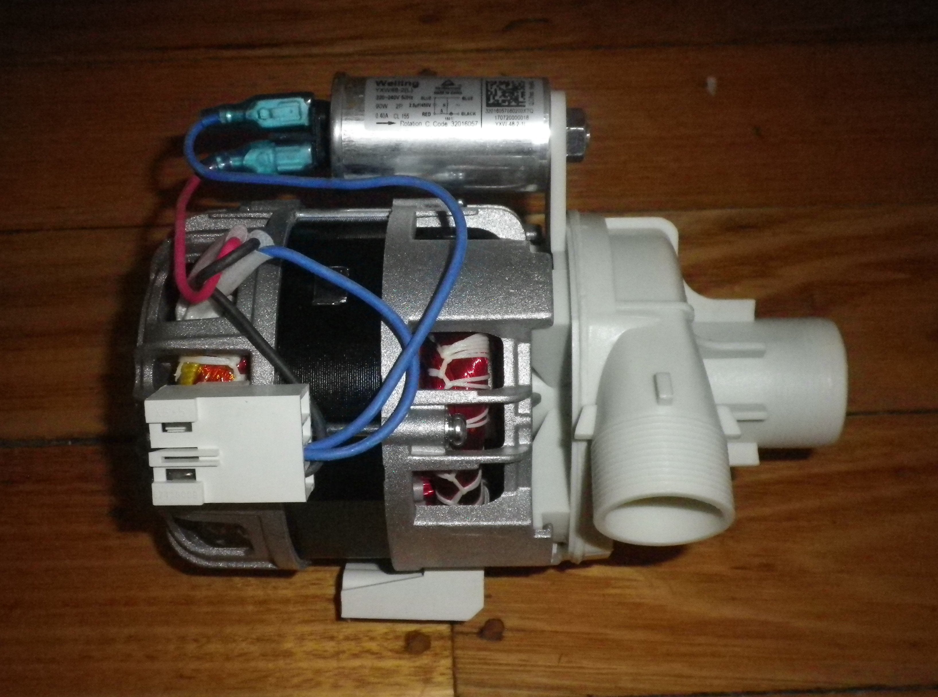 Westinghouse WSF6606 Series High - Performance Dishwasher Circulation Pump Motor Replacement Part # 32016057