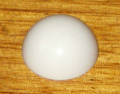 White Plastic Igniter Button Cap for Chef GHS Series Gas Cooktops, Part # 0574001248