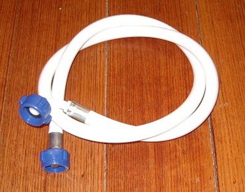 Universal Dual-Ended Washing Machine Inlet Hose, 1.3 Metre Long with Blue Colored Ends - Part # W032