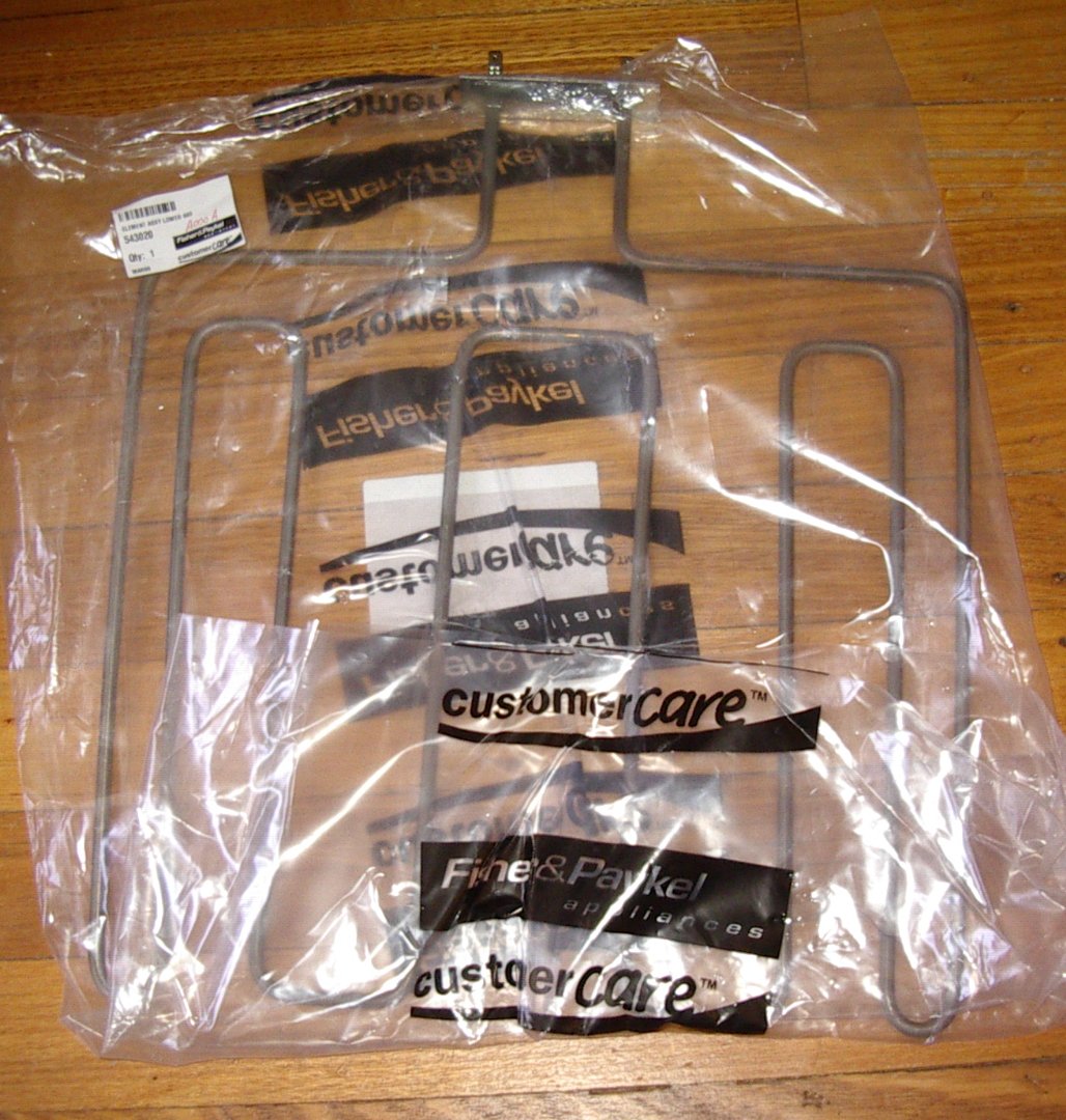 Fisher & Paykel 1300W Lower Oven Element - Part # FP543020 for BI603