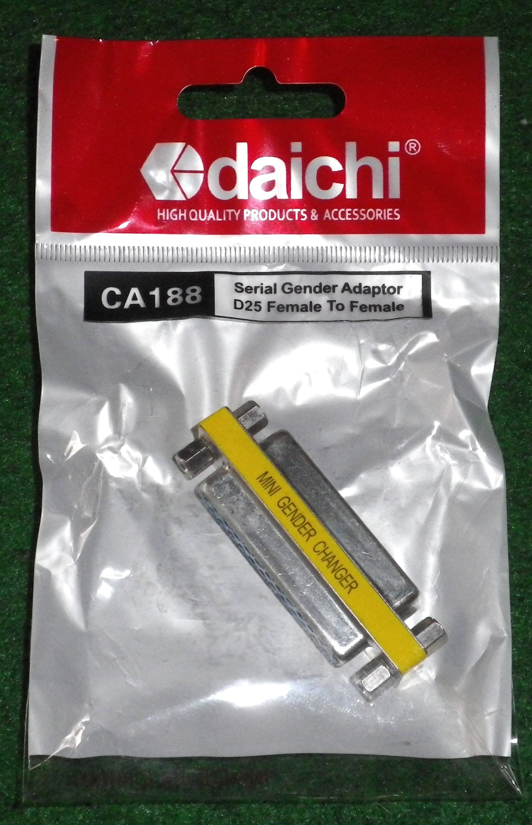 High - Quality Computer Serial Port Adaptor: DB25 Female to DB25 Female Connector - Part Number CA188