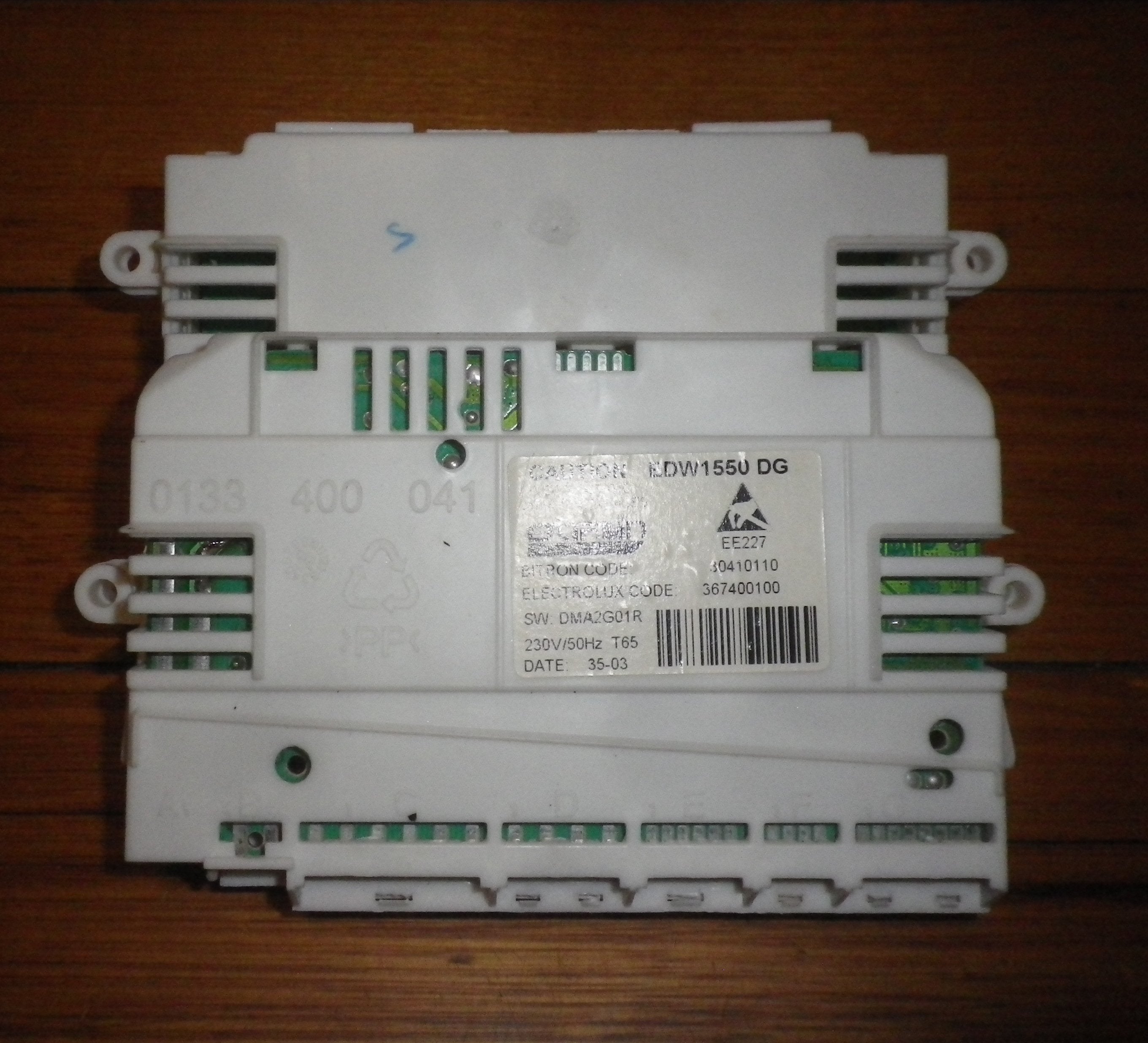 Refurbished Westinghouse SB915 Dishwasher Control Module Part #0367400122RECO
