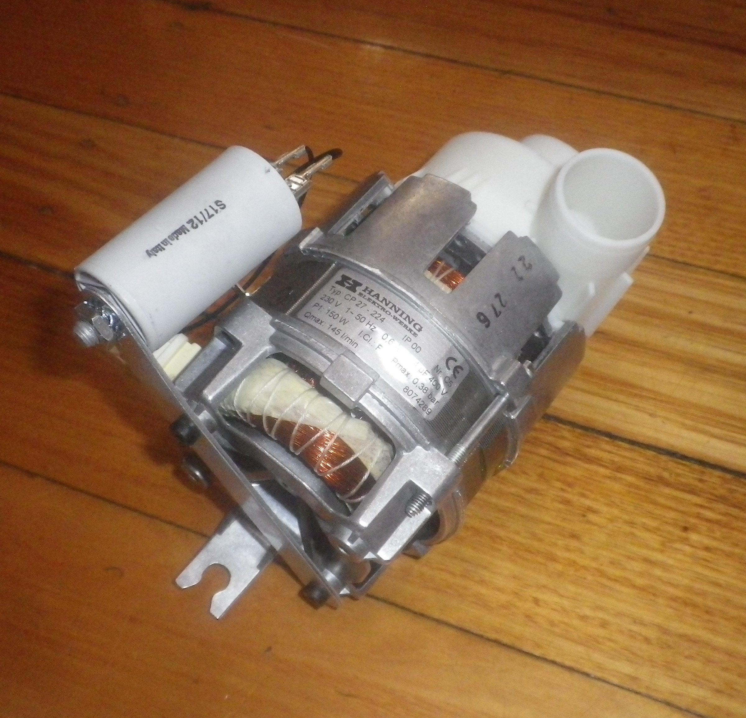 Asko D1600, D1700, D1800 Series Hanning Circulation Pump Motor - Part # 8801311