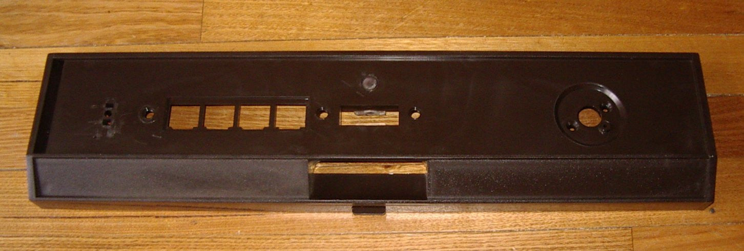 Vulcan Dishlex Mark 7/8 Dark Brown Dishwasher Control Panel with Pushbutton Cutout - Part Number 7021953