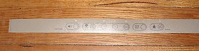 2001 Robinhood 900mm 7-Button Rangehood Almond Front Panel Decal - Part 6286A