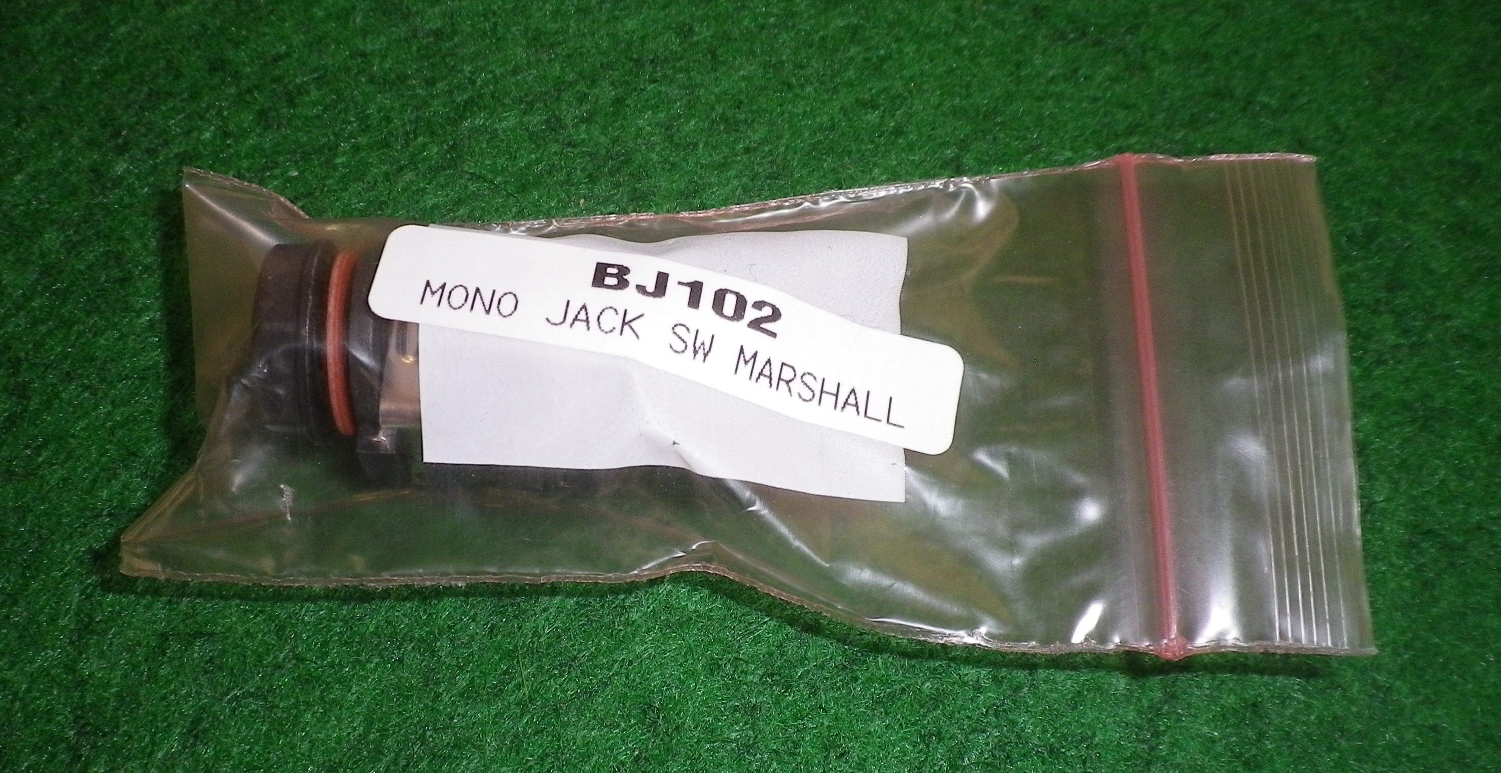 6.3mm Plastic Insulated Mono Switched Phone Socket with Solder Tags - Part Number BJ102, Ideal for Audio Equipment