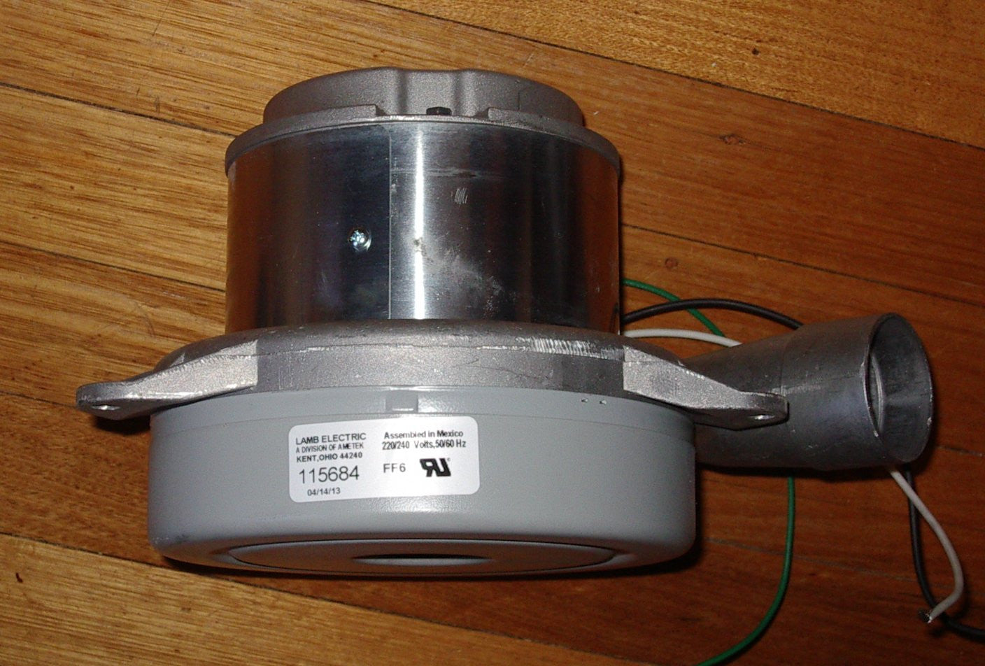Ametek 1250W Double - Stage Tangential Ducted Motor Fan Unit - Part # 115684