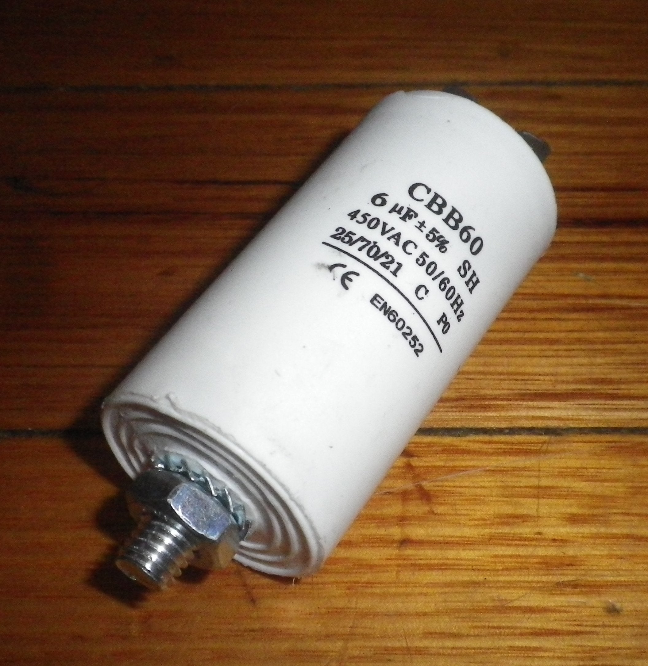 450Volt 6uF High - Quality Motor Start Capacitor - Part # CAP006DS