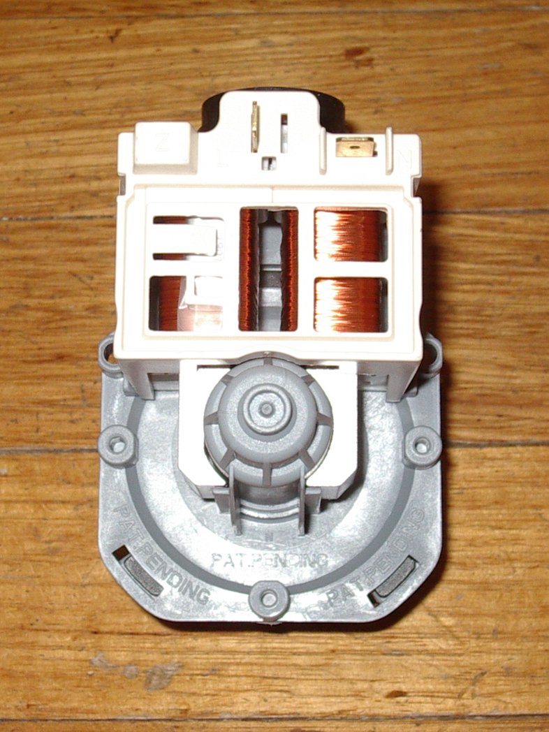 High - Performance Drain Pump Motor for Dishlex DX203, DX303 and Westinghouse SB908 Dishwashers - Part Number 50293177 - 00/7