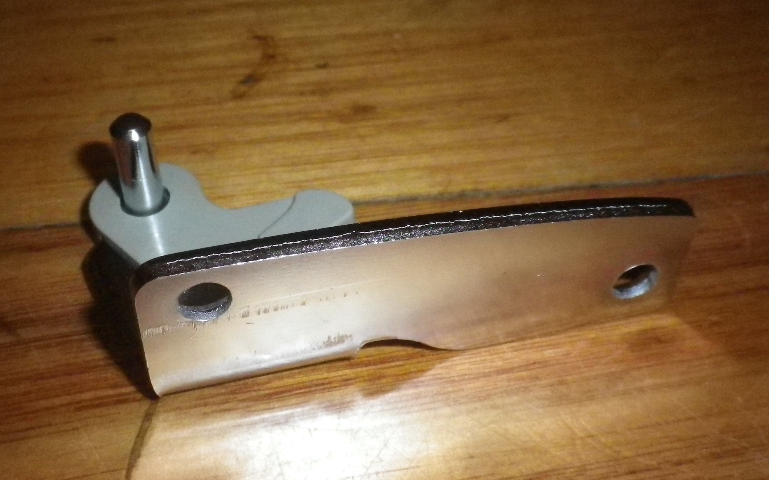 Fisher & Paykel Refrigerator Grey Right-Hand Door Hinge and Closing Cap - Replacement Part # FP881288