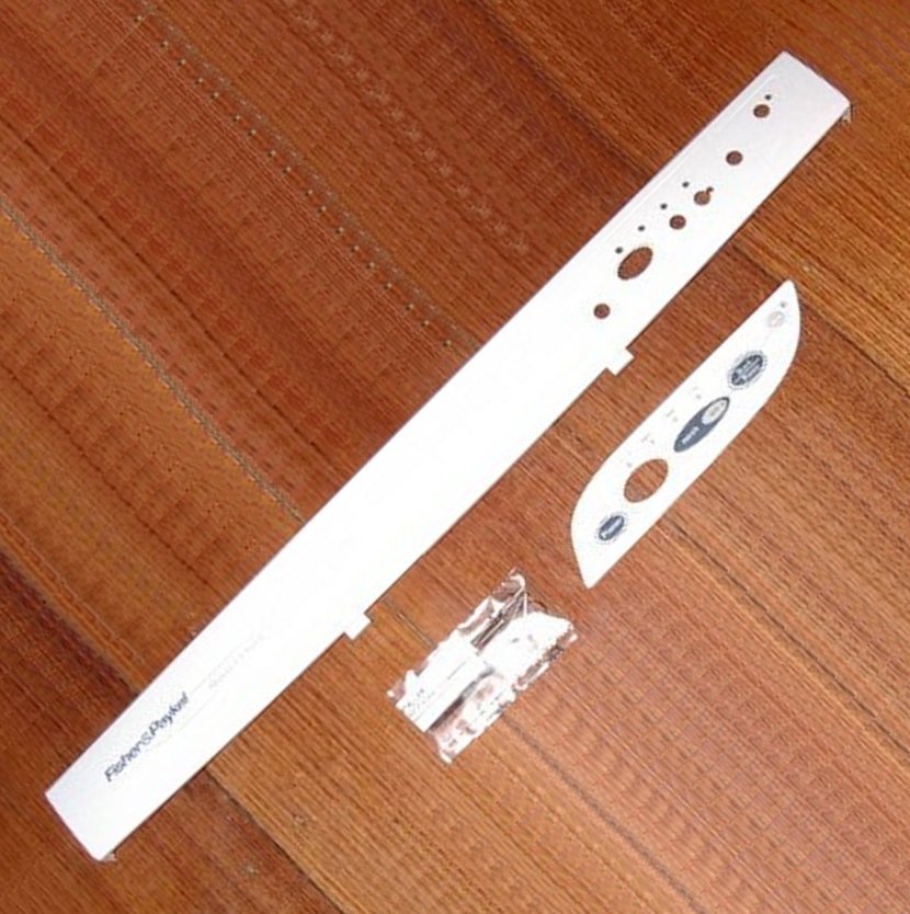 Fisher & Paykel DW920 Nautilus White Front Control Panel Escutcheon FP521812