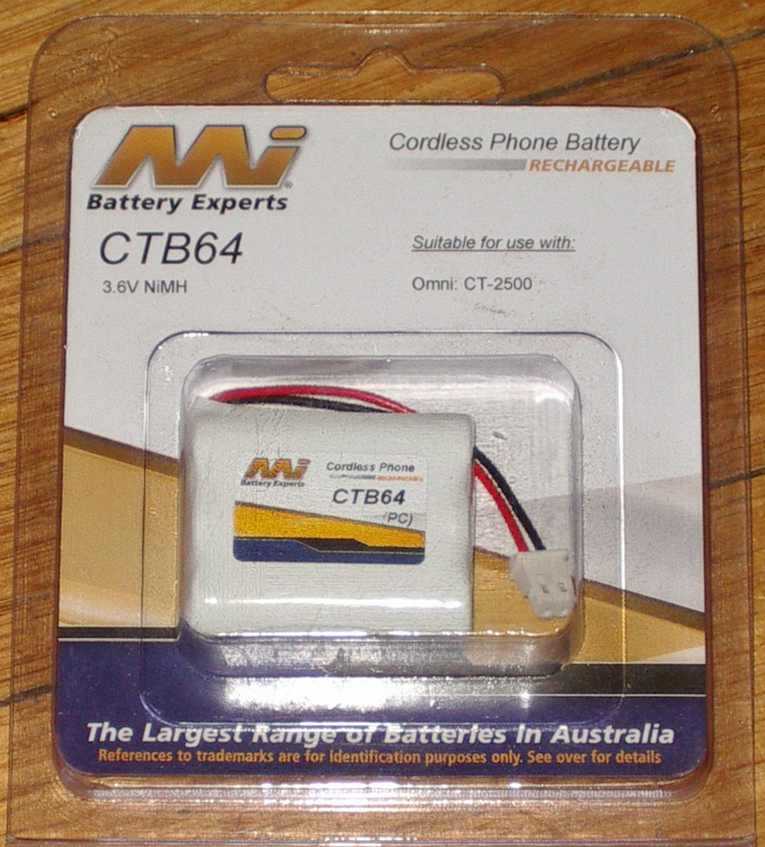 High - Quality Nickel Metal Hydride Rechargeable Phone Battery - RBP64, Suitable for Omni (Part # RBP64, CTB64)