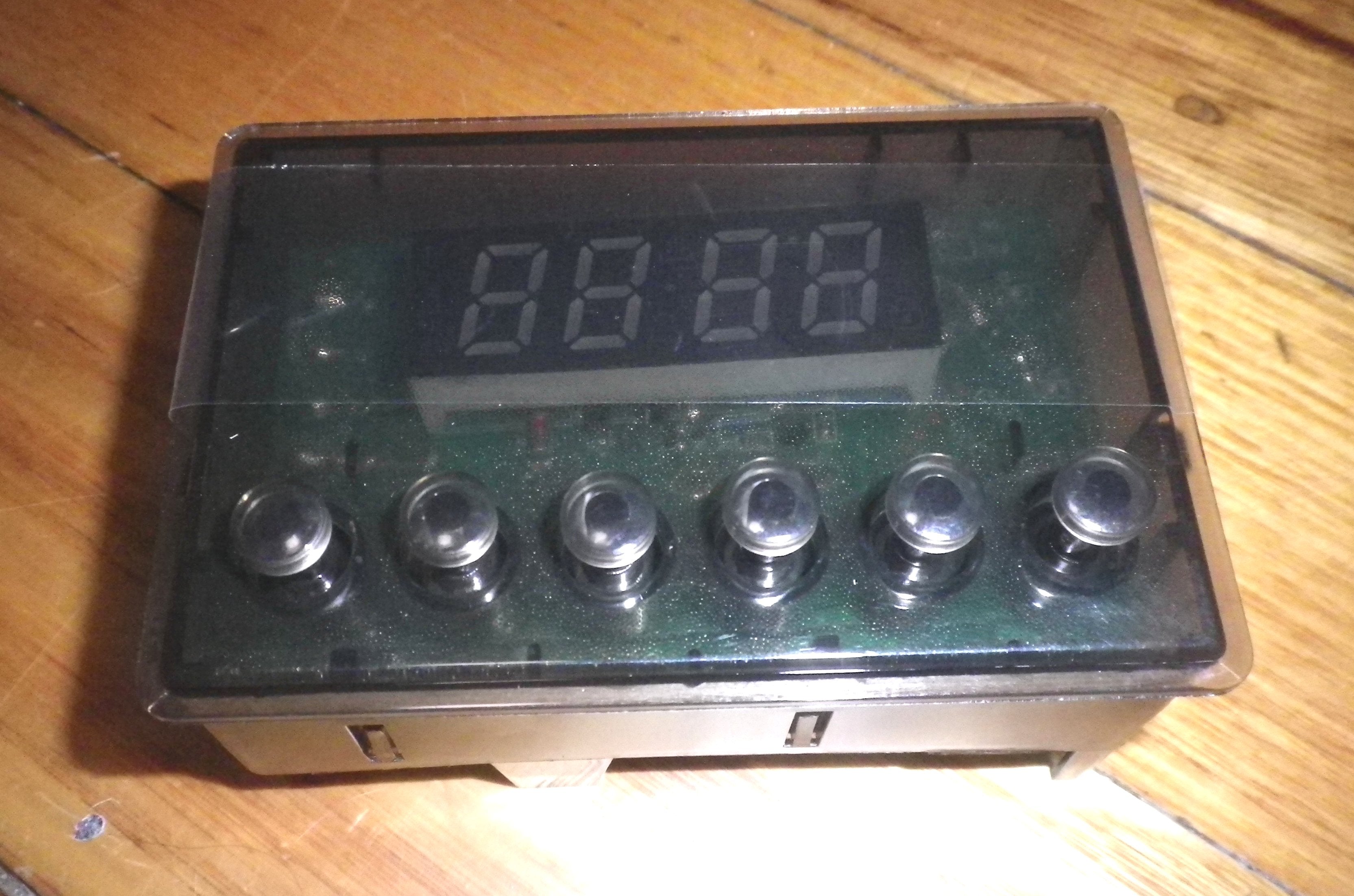 Universal Six-Button Electronic Oven Clock Timer Programmer Module - Part Number SE57