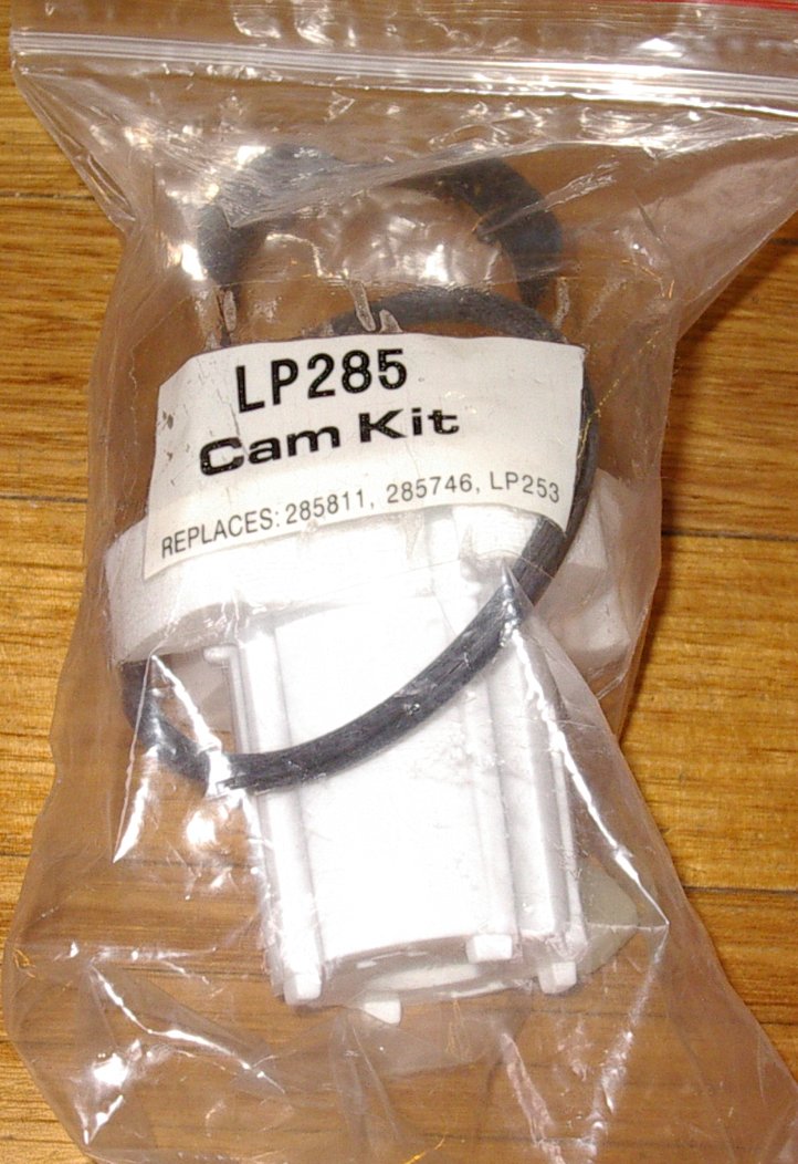 Whirlpool Large Automatic Washer Agitator Cam and Dog Clutch Replacement Kit - Compatible with Multiple Models # LP285, WA285811