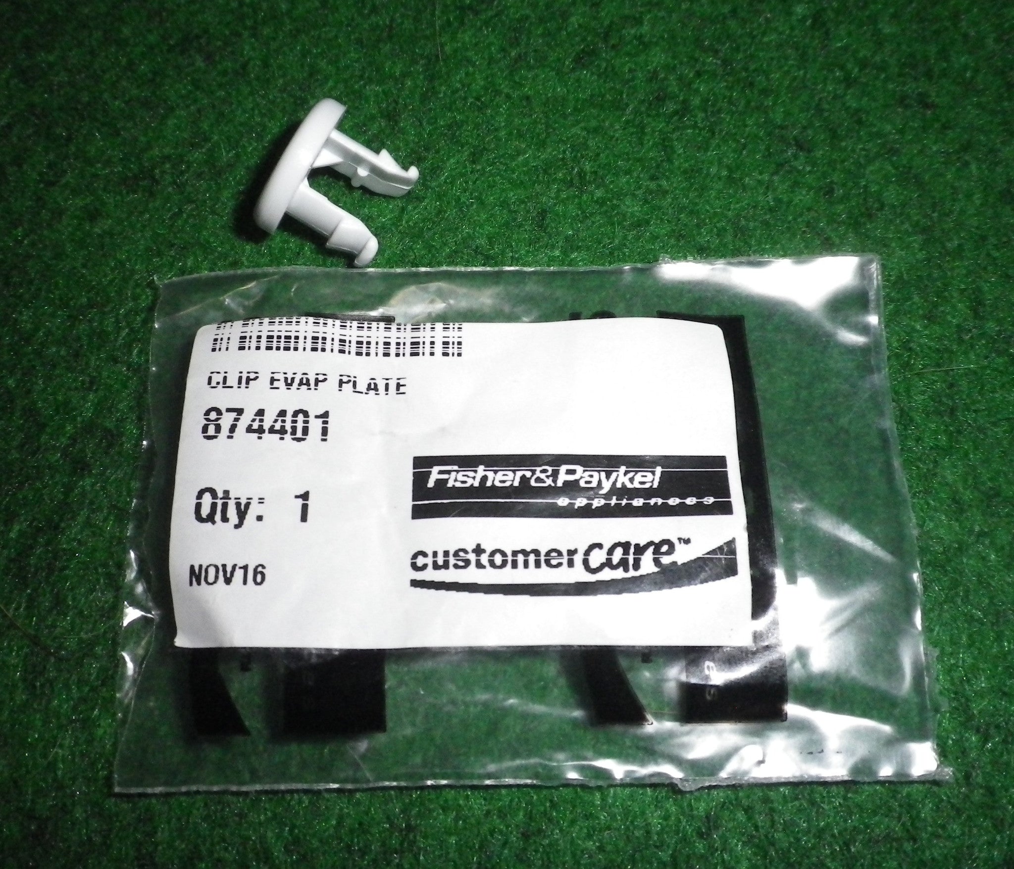 Fisher & Paykel Small Evaporator Cover Clip - Part # FP874401