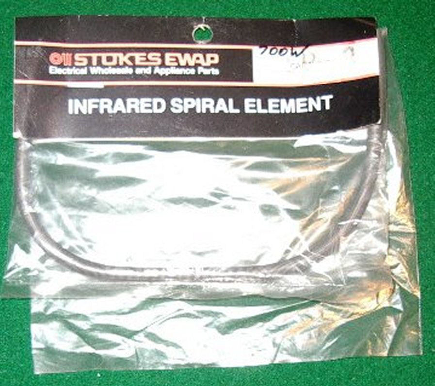700 Watt, 240 Volt Silica Tube Spiral Heater Element - Part No. SP3