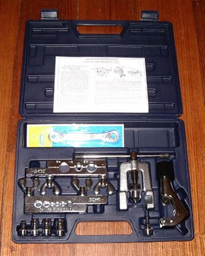 Economical Refrigeration Copper Tube Flaring, Swaging & Cutting Tool Kit - Part # CH278L