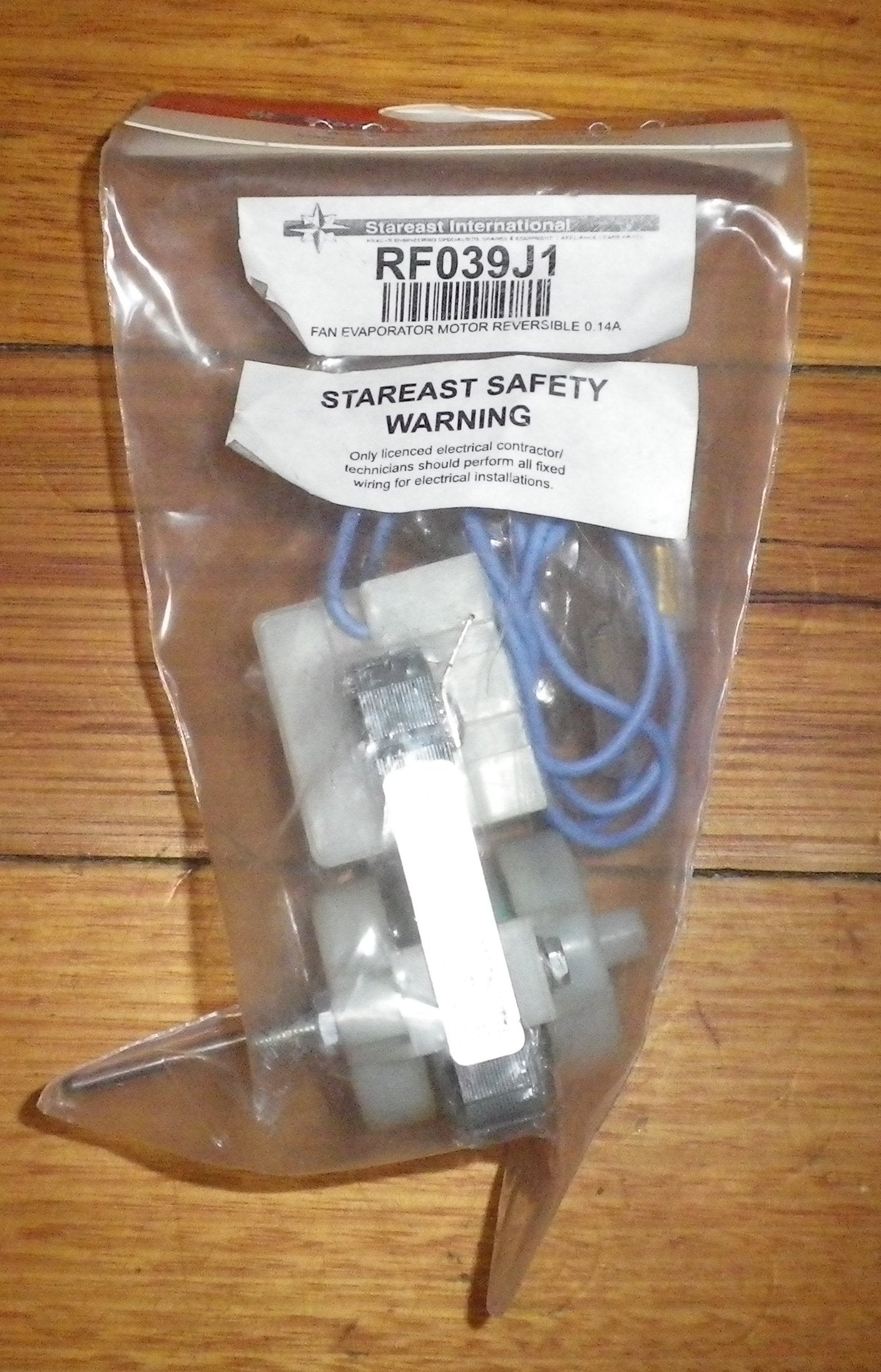 Fasco Small-Sized Universal Reversible Evaporator Fan Motor for No Frost Fridges - Part # RF039J1