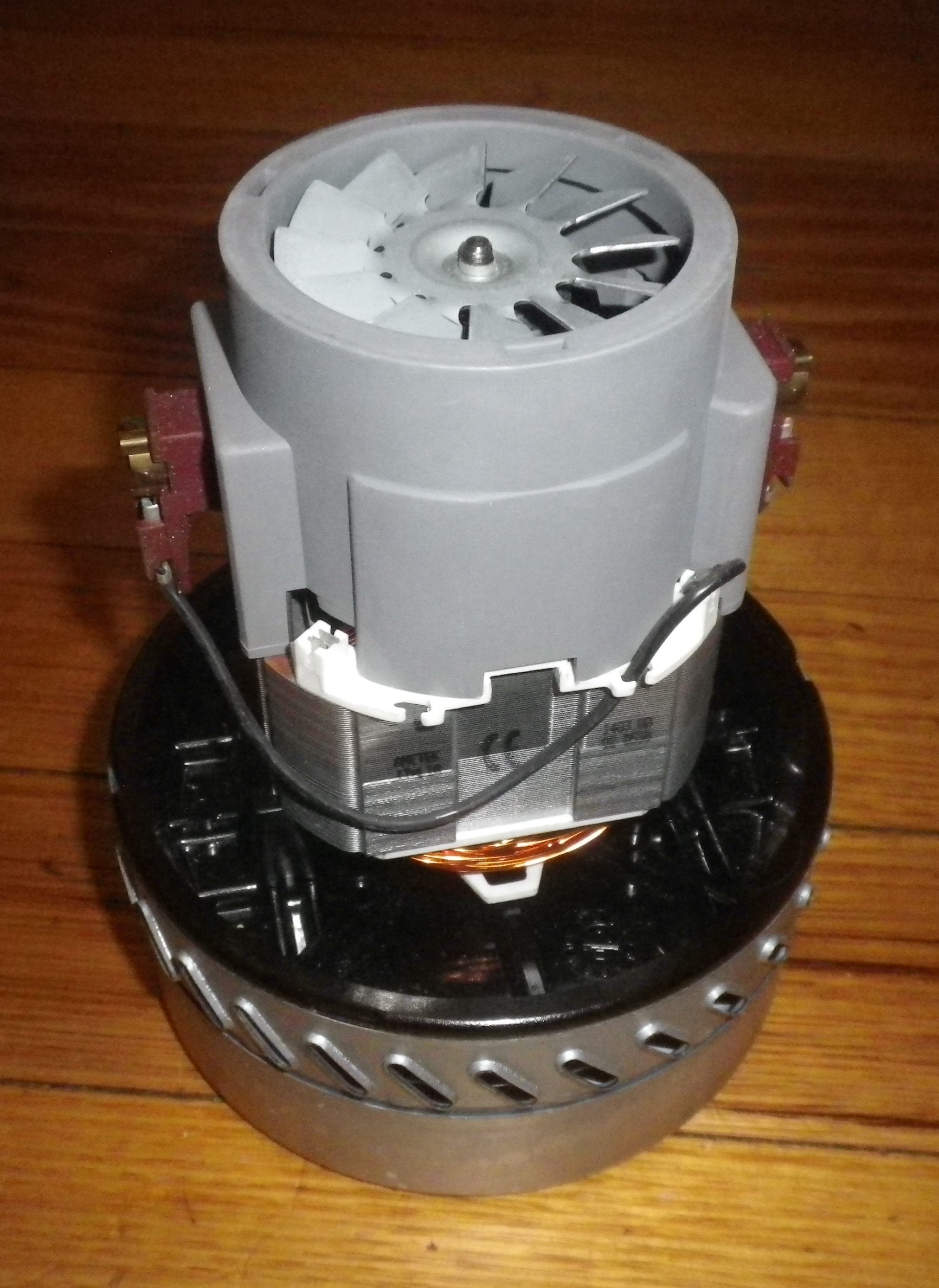Ametek Two-Stage Bypass 1300-Watt Vacuum Motor Fan Unit, Part Number V9630 for Wet & Dry Vacuum Cleaners