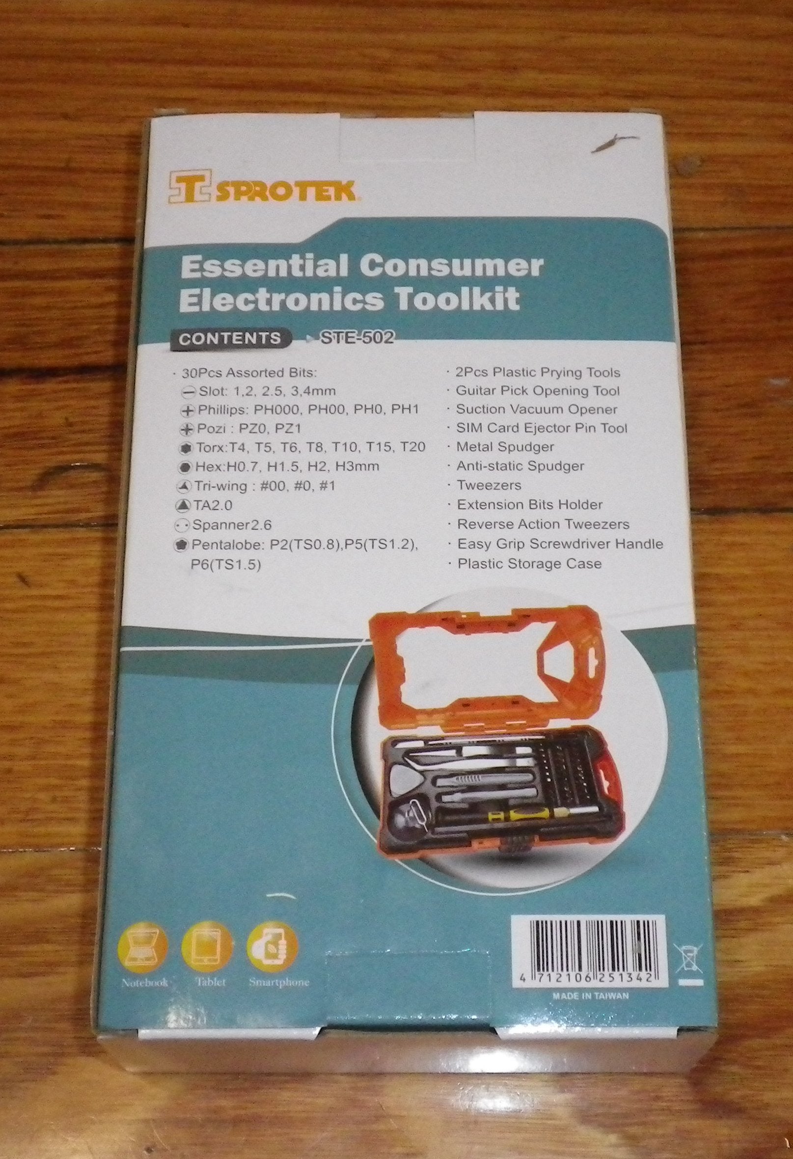 T-Sprotek High-Quality 42-Piece Consumer Electronics Tool Set - STE-502