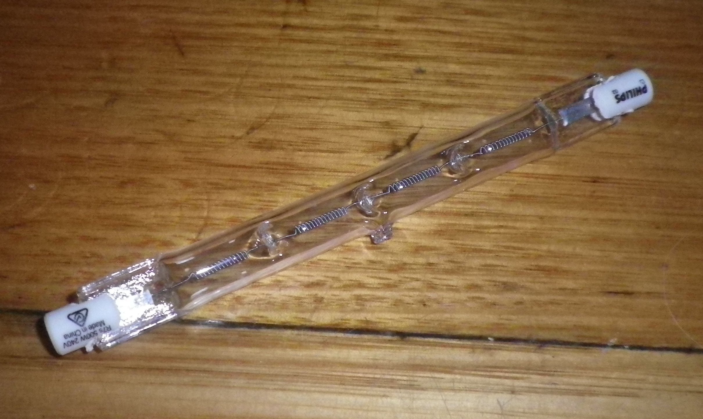 500W 240V R7S Double-Ended Quartz Halogen Globe - Part # 402751