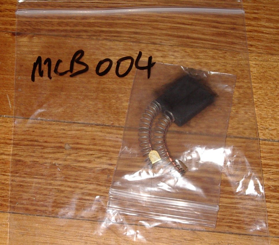 Domel 145mm Bypass Vac Motor Carbon Brushes (Pair) - Part # MCB004