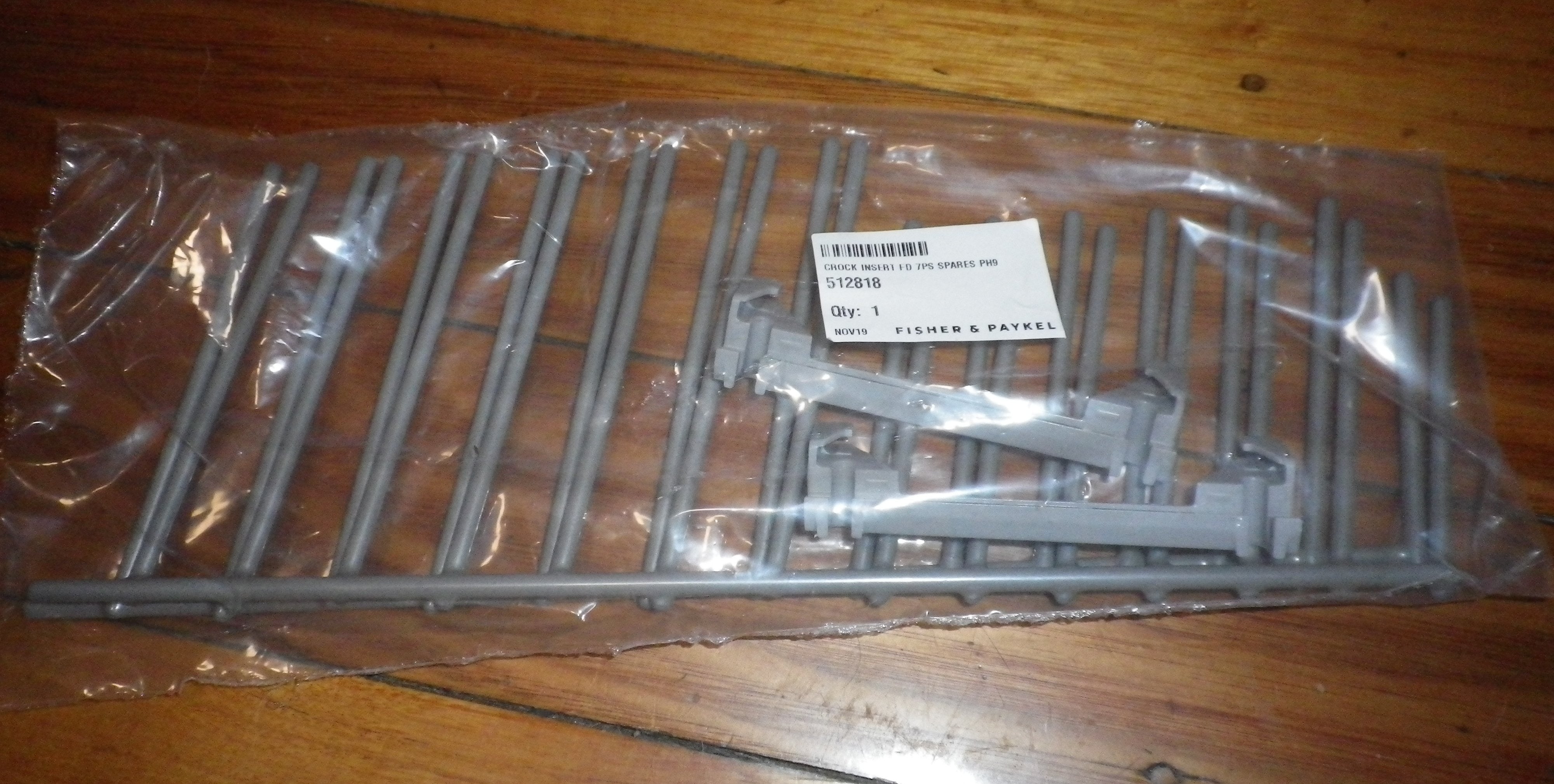 Fisher & Paykel Phase 7 DishDrawer Dishwasher Tray Tines and Clips (Part # FP512818)