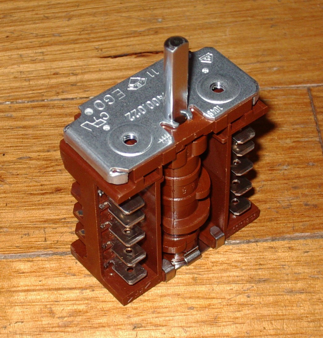 Westinghouse Oven Function Selector Switch - Genuine Part # 0534001735 for POP663 Models