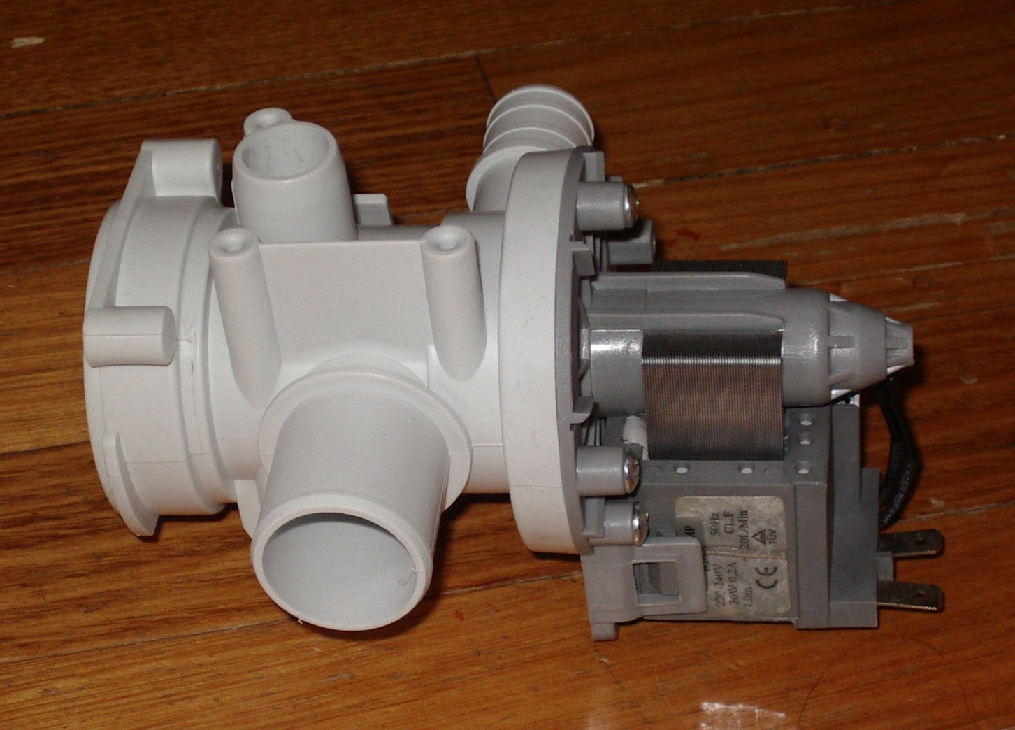 Universal Front Loader Electric Pump with Housing - Part # UNI279