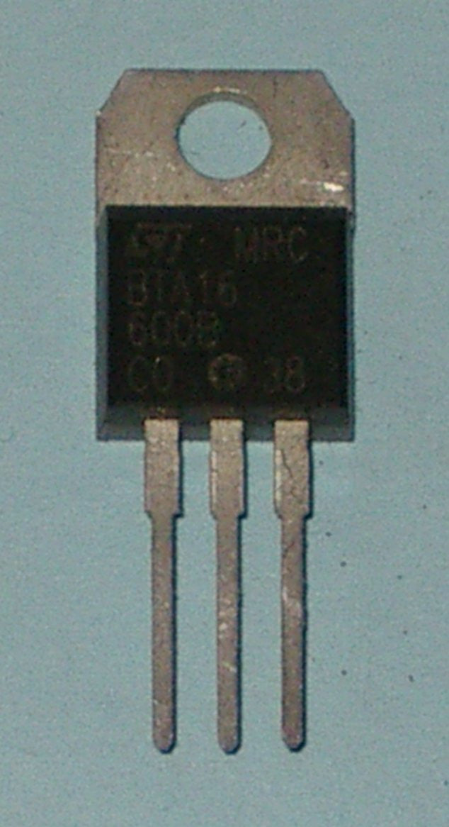 16A 600Volt Isolated BTA16-600B General - Purpose Triac for Electronic Switching