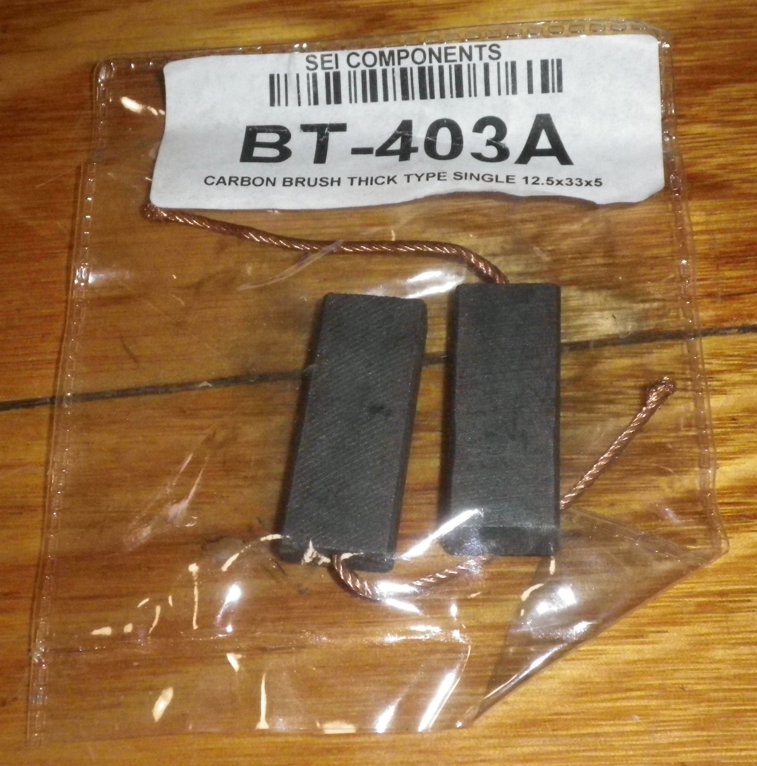 5X12.5mm Universal Carbon Motor Brushes for Euro Front Loaders - Part BT403A